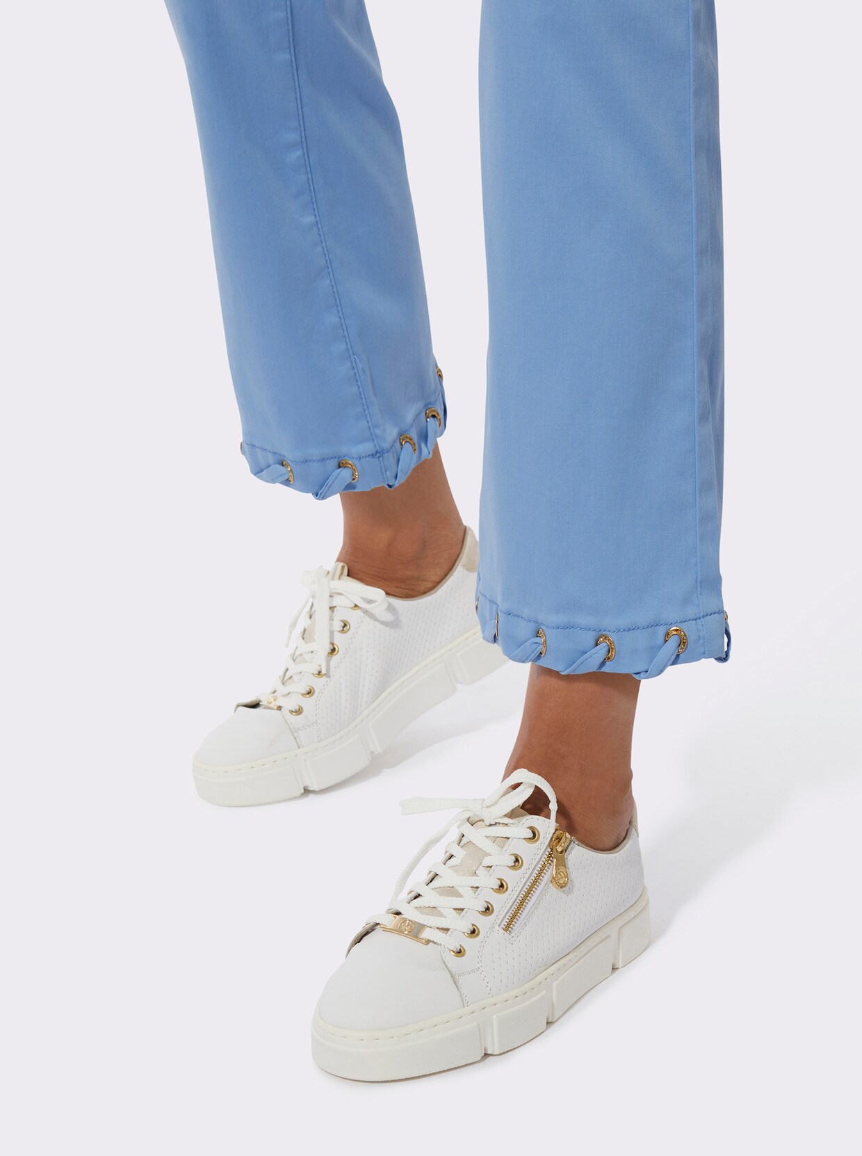 7/8-Jeans - himmelblau