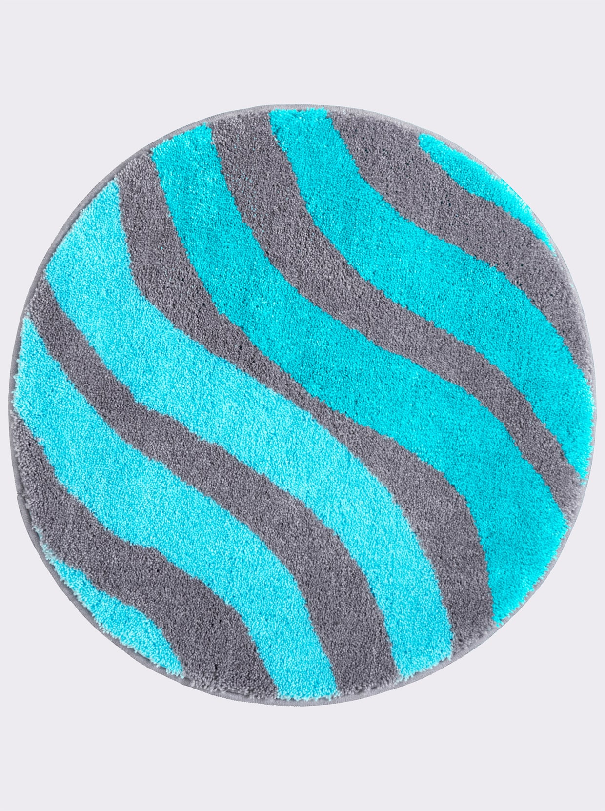 Grund Tapis de bain - turquoise anthracite