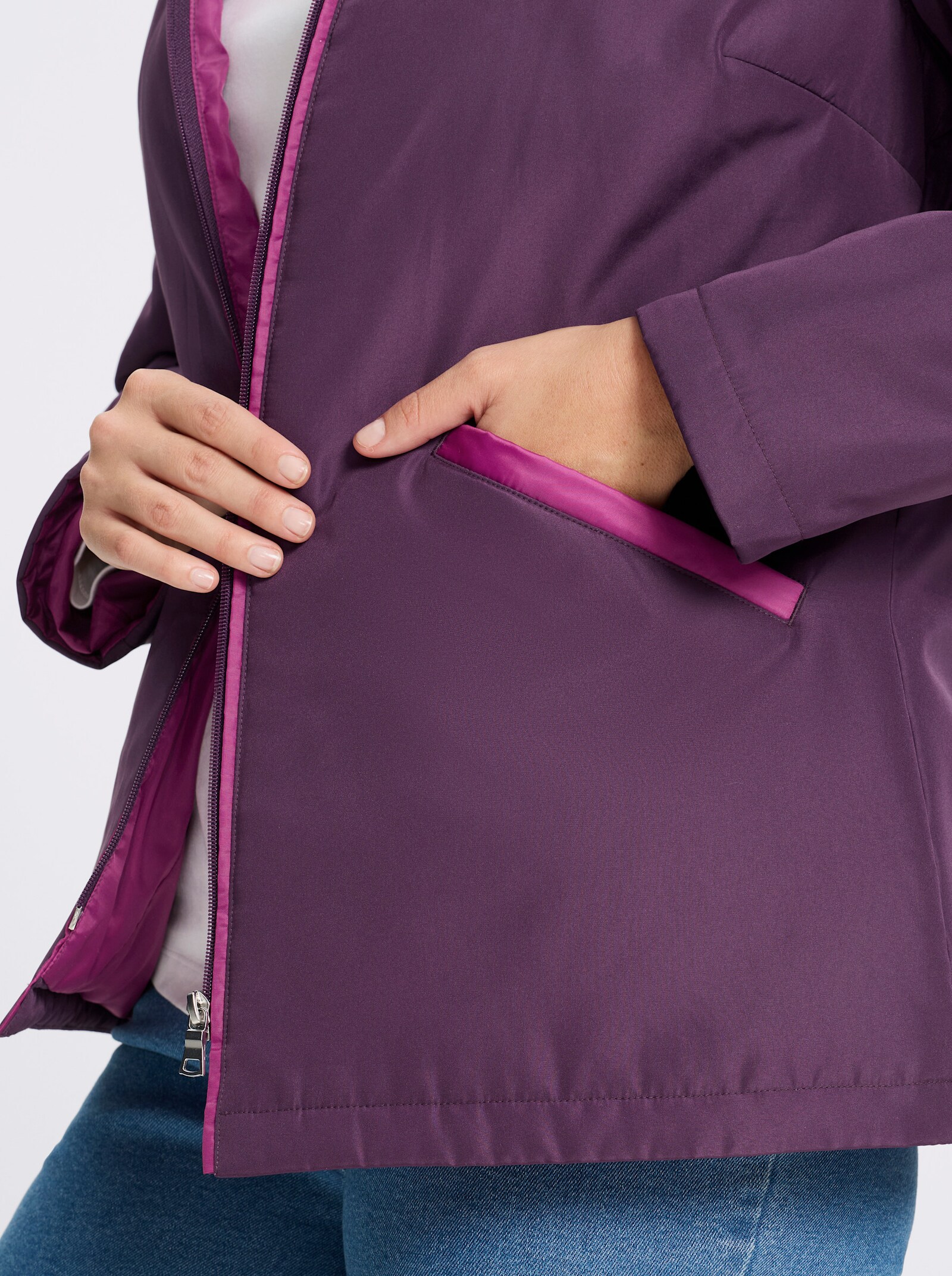 Jacke mit Druck-Motiv - traube