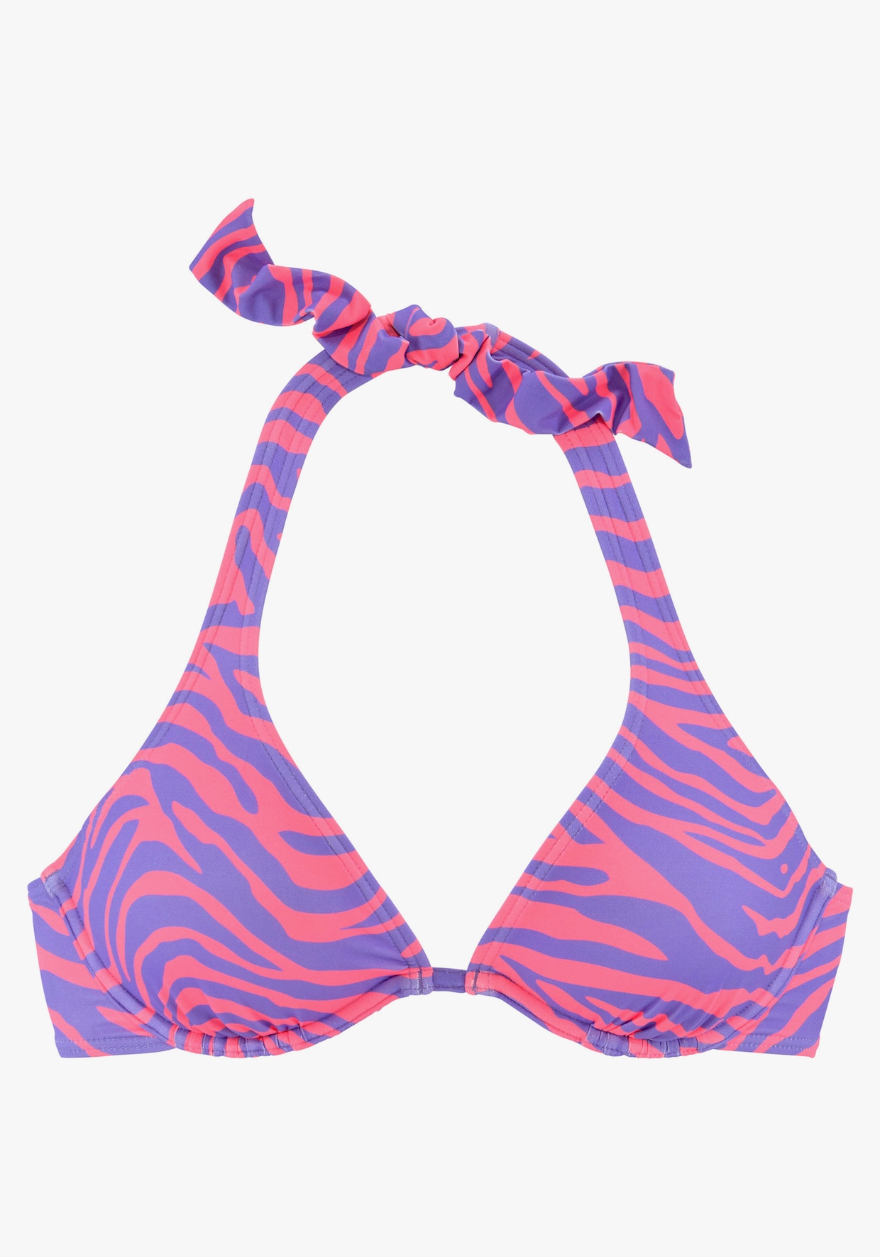 Venice Beach Bügel-Bikini-Top - violett-koralle