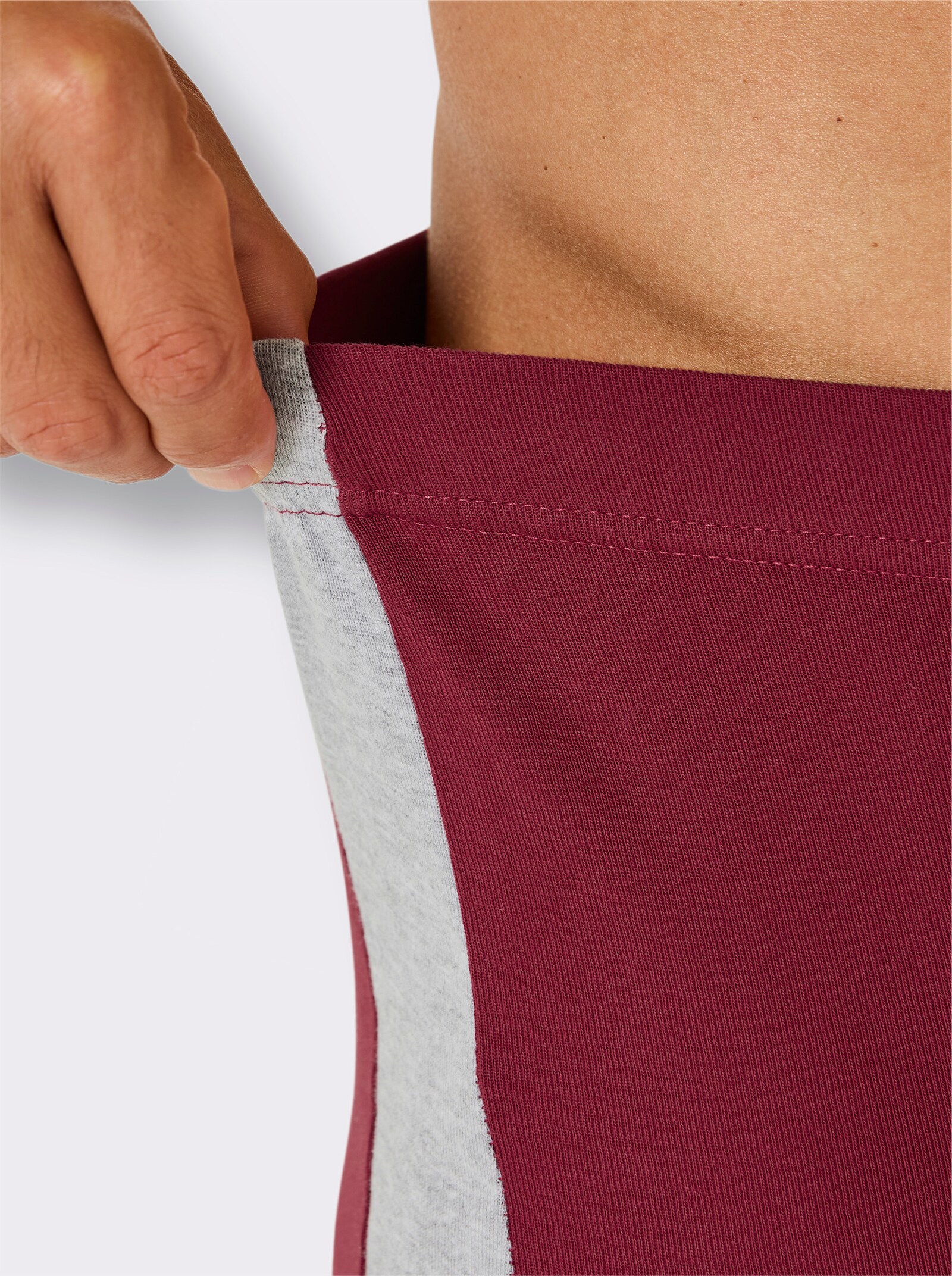 wäschepur men Pants - schwarz + marine + grau-meliert + dunkelrot