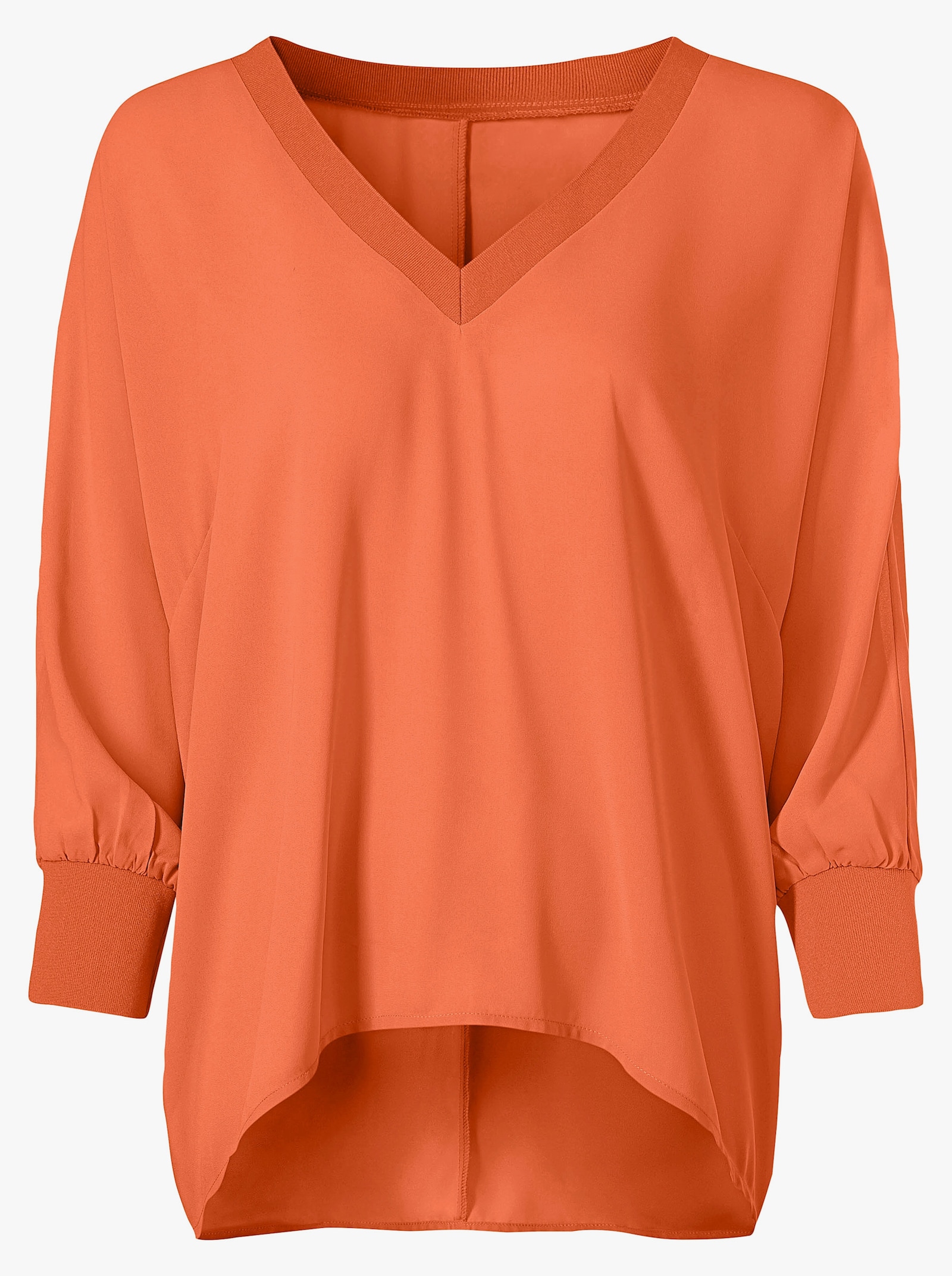 heine Schlupfbluse mit Fledermausärmel - orange