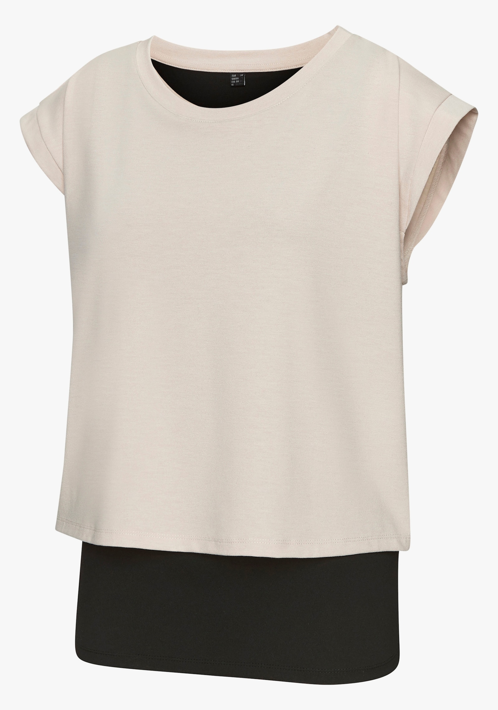 LASCANA ACTIVE Layershirt - beige, noir