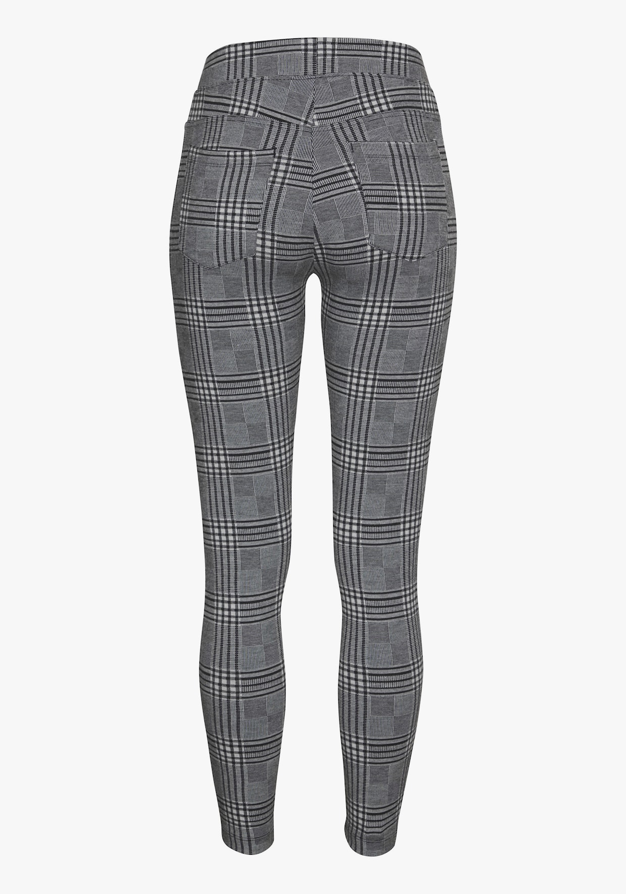 LASCANA Leggings - schwarz weiss kariert