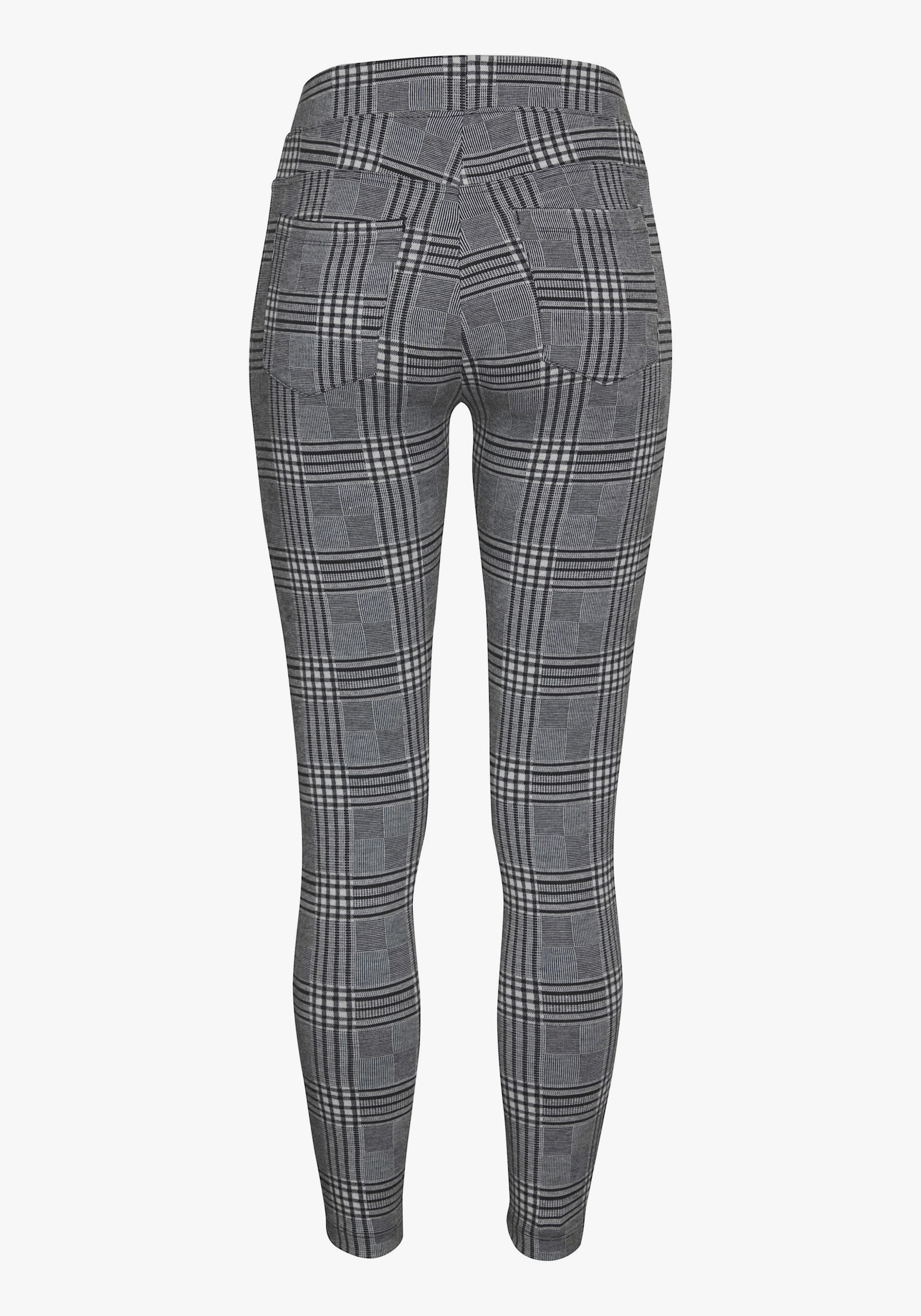 LASCANA Leggings - schwarz weiss kariert