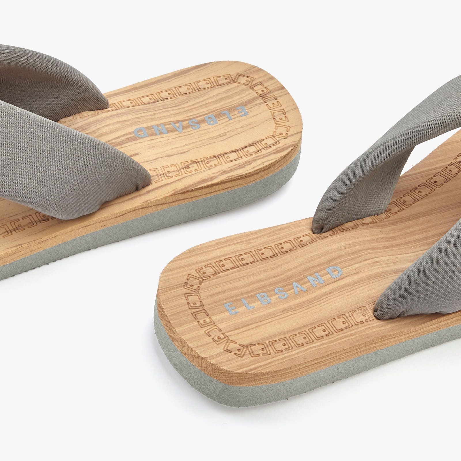 Elbsand Badezehentrenner - grau-grün