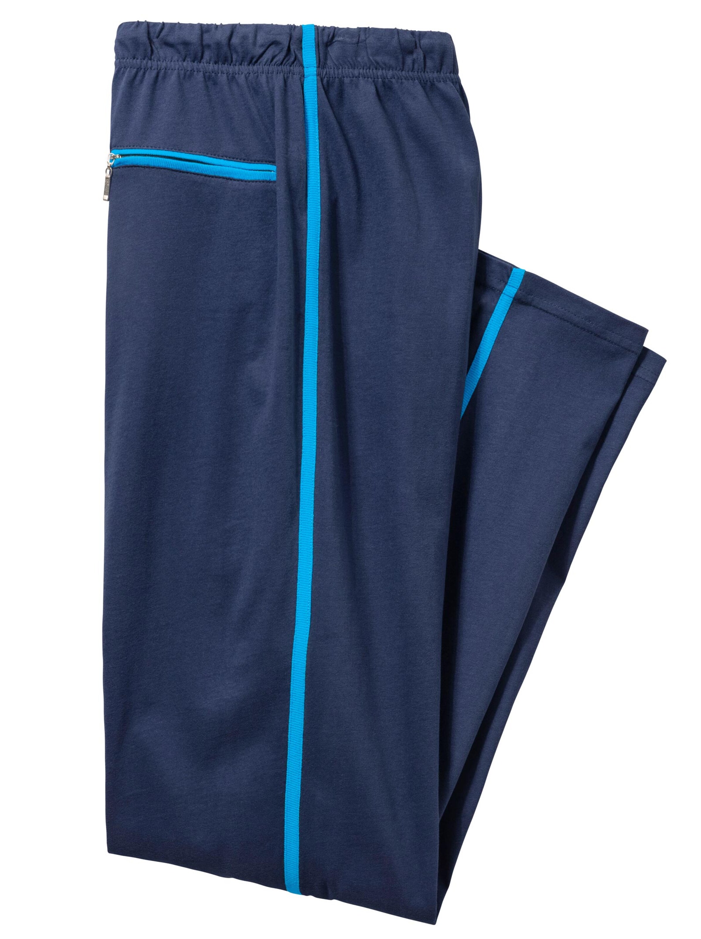 Freizeithose - marine-türkis