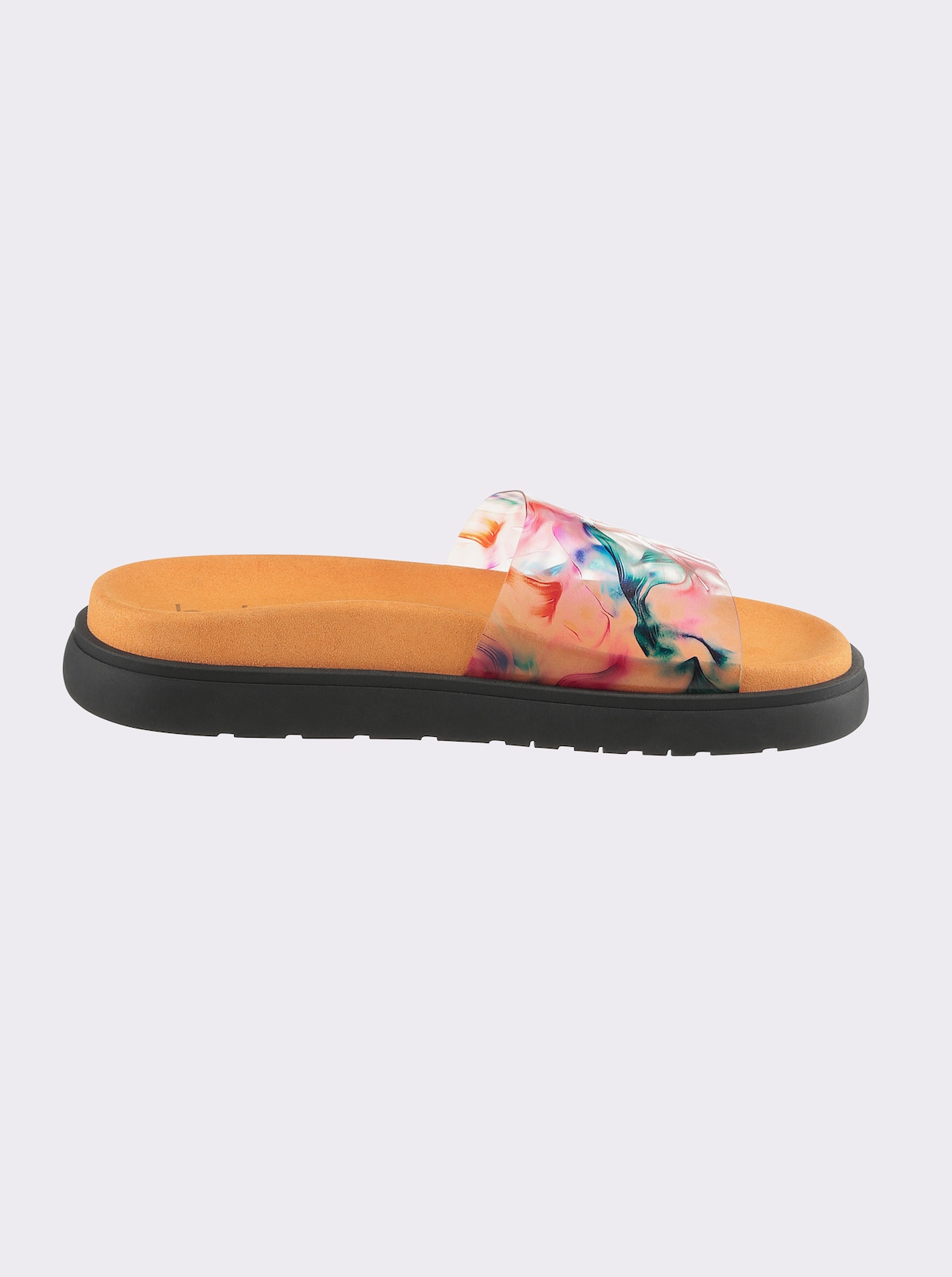 heine Pantolette - orange-bunt