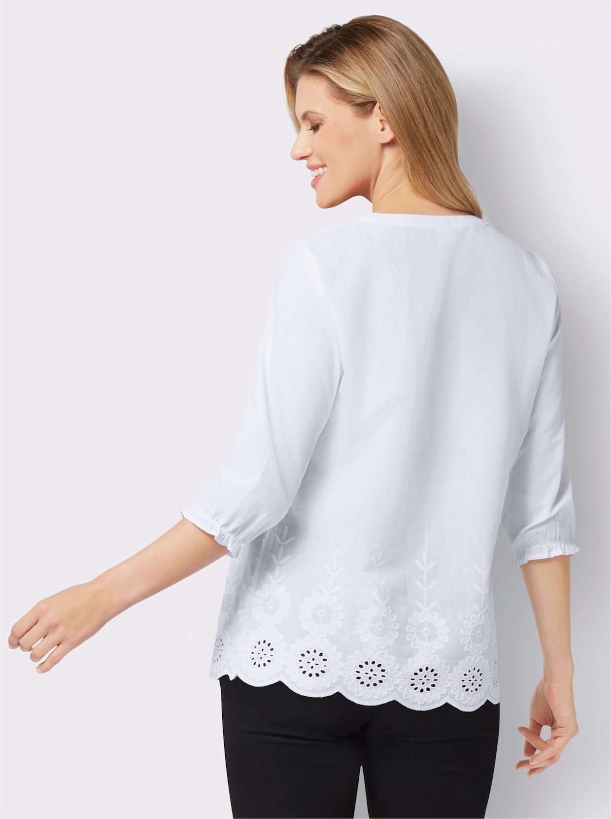 Comfortabele blouse - wit