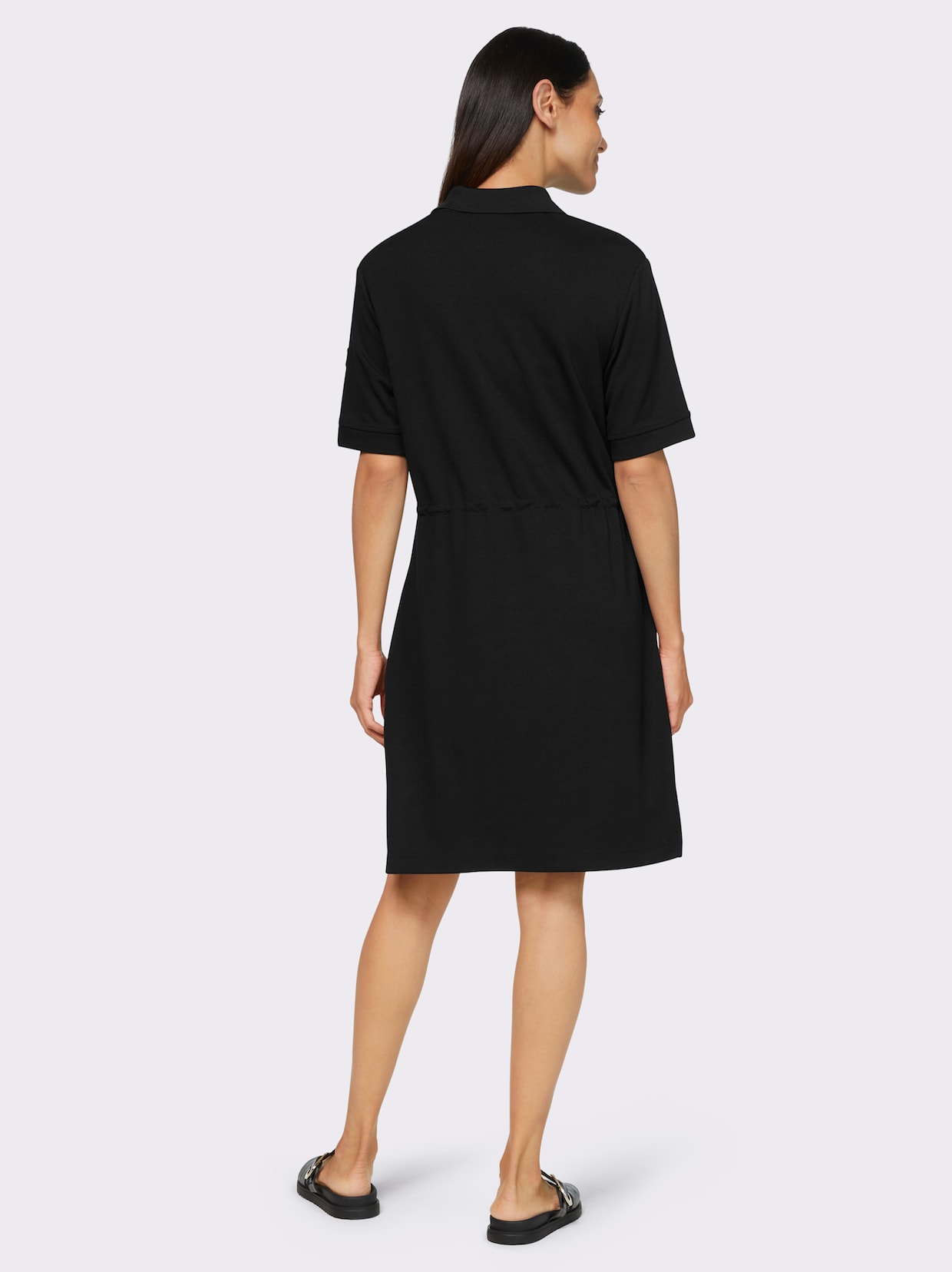 heine Robe en jersey - noir