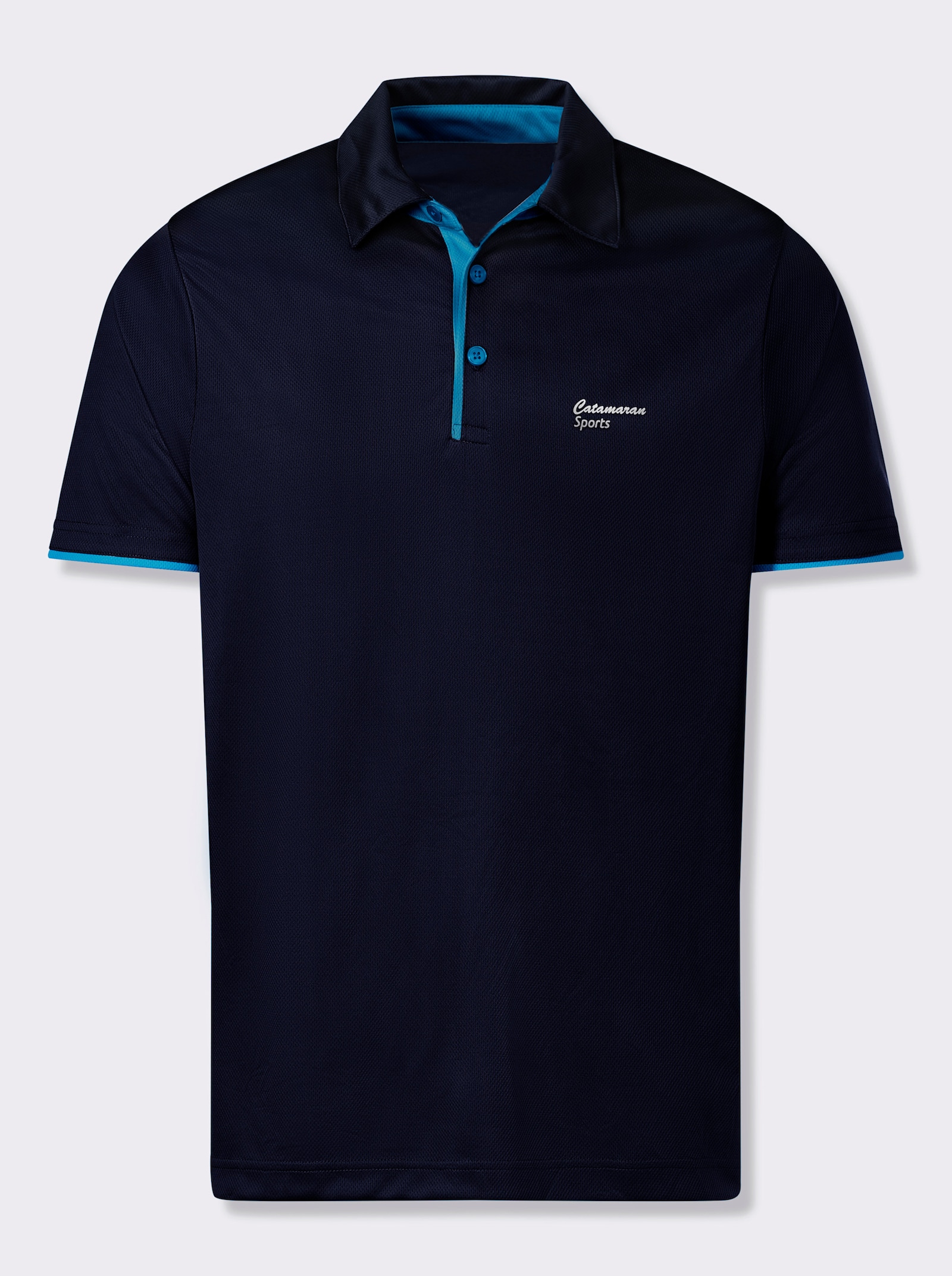 Catamaran Sports Freizeitshirt mit Polokragen - marine