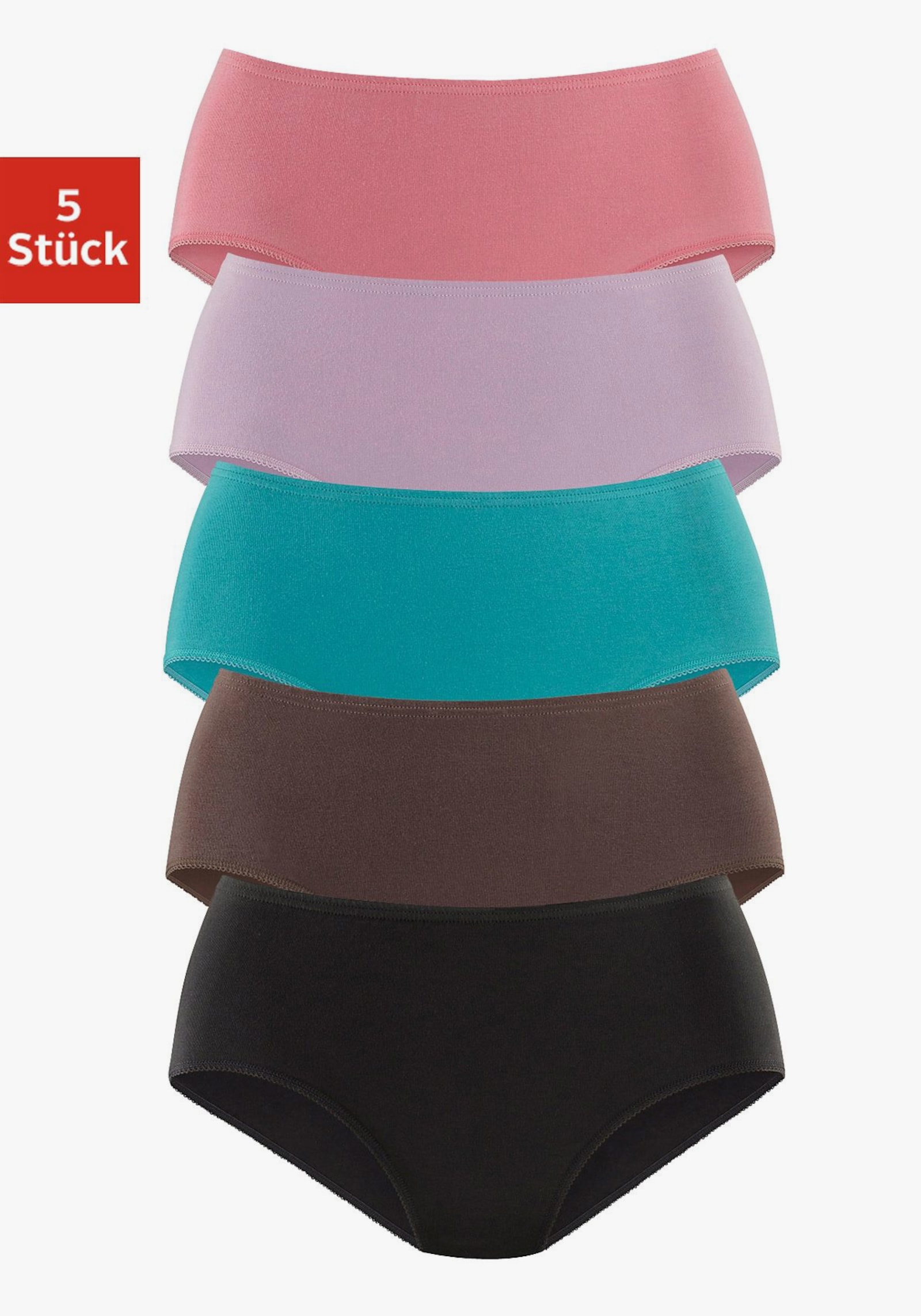 petite fleur Hüftslip - pink, türkis, lila, taupe, schwarz