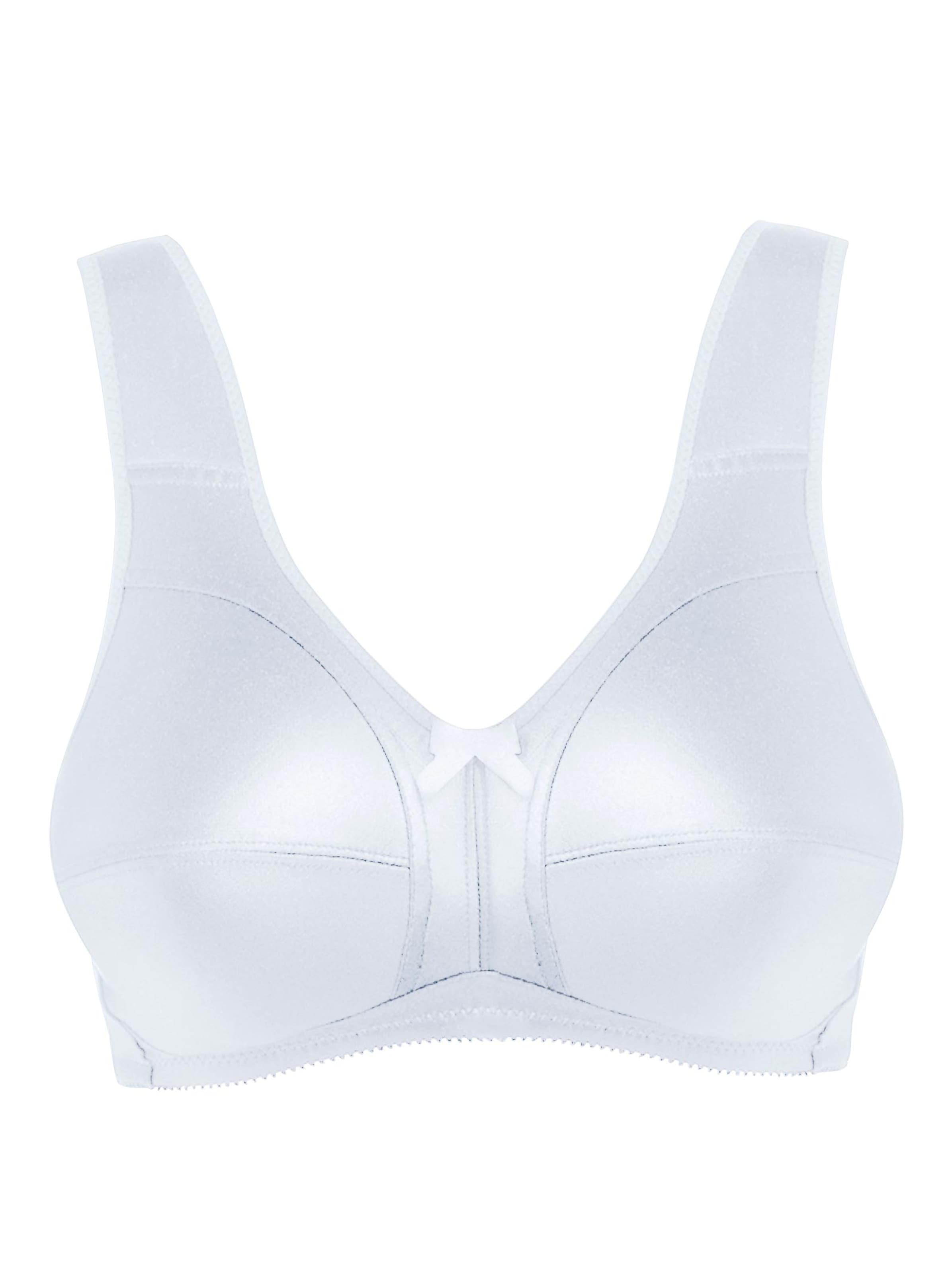 Naturana Entlastungs-BH ohne Bügel - weiß