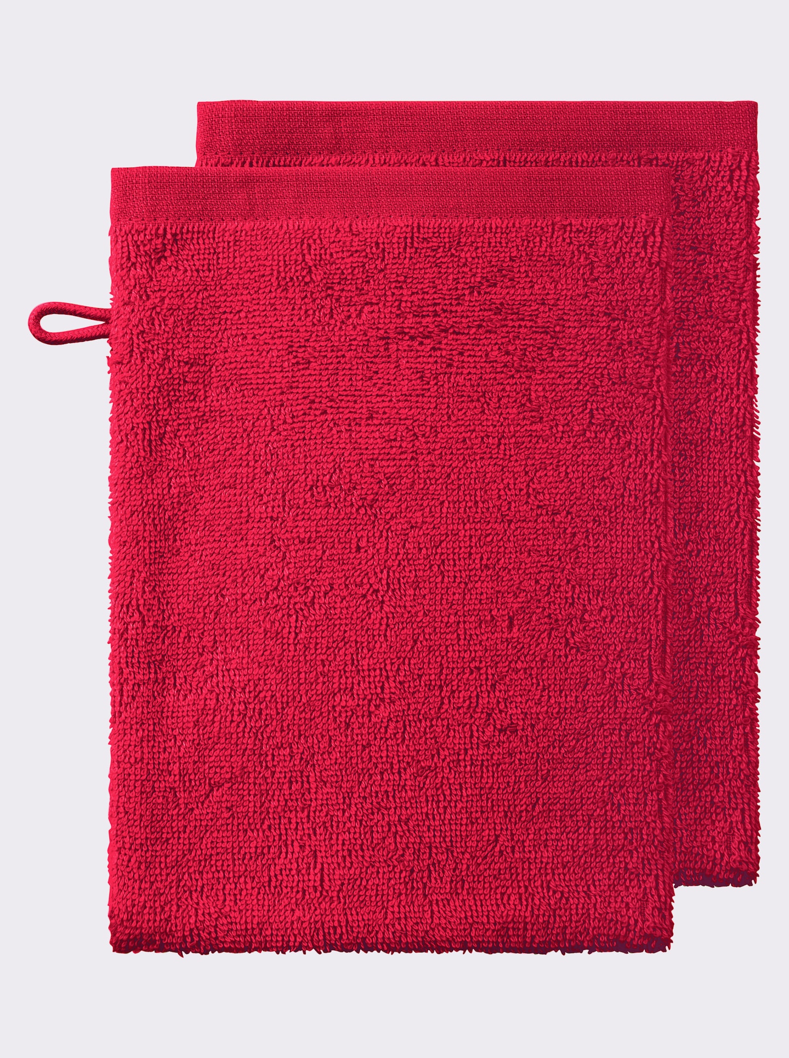wäschepur Handtuch in Walkfrottier-Qualität - rot