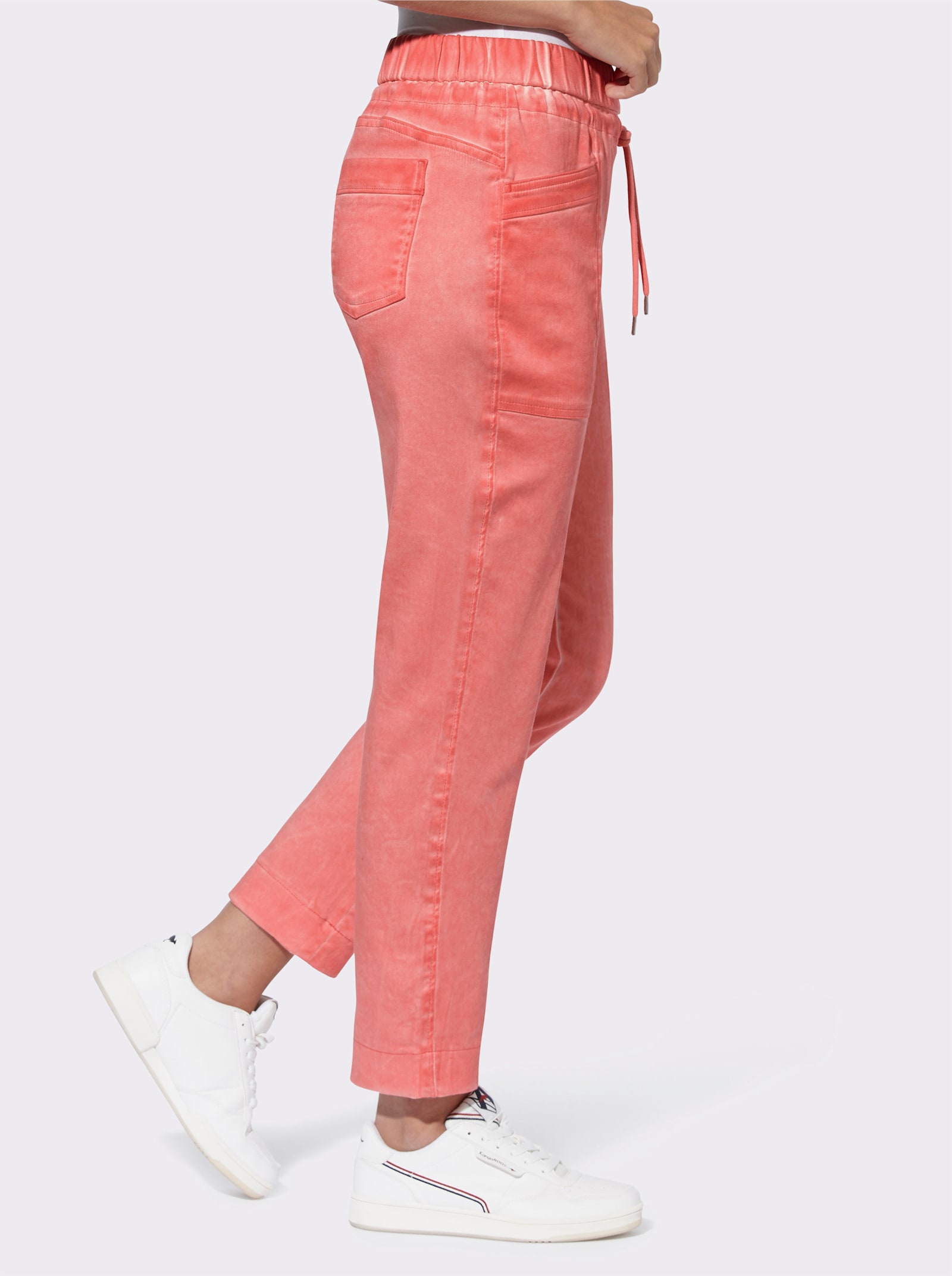 heine Pantalon en qualité sweat - corail