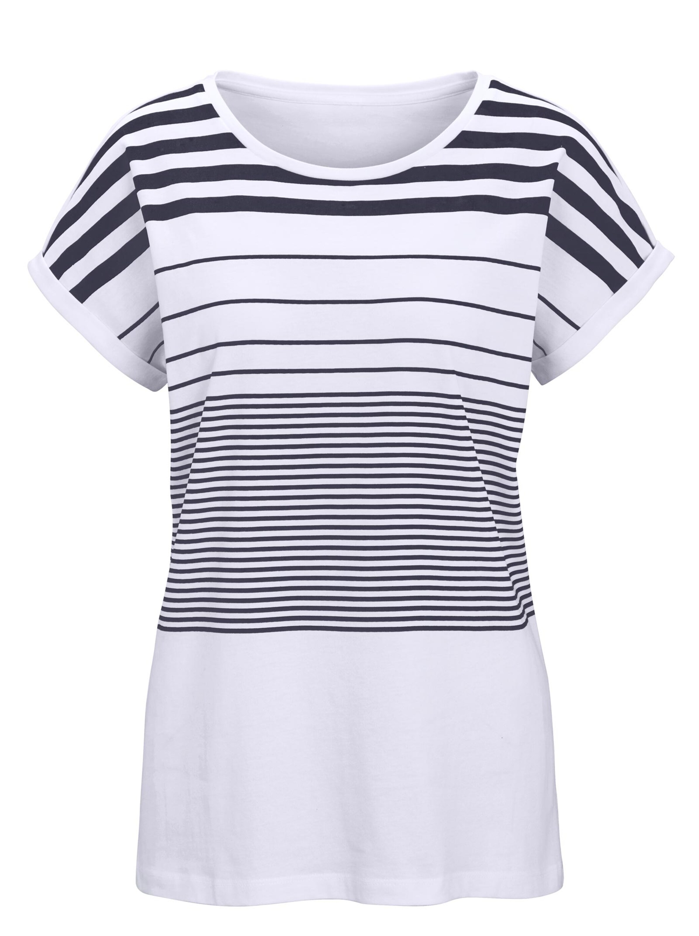 Shirt - weiß-geringelt