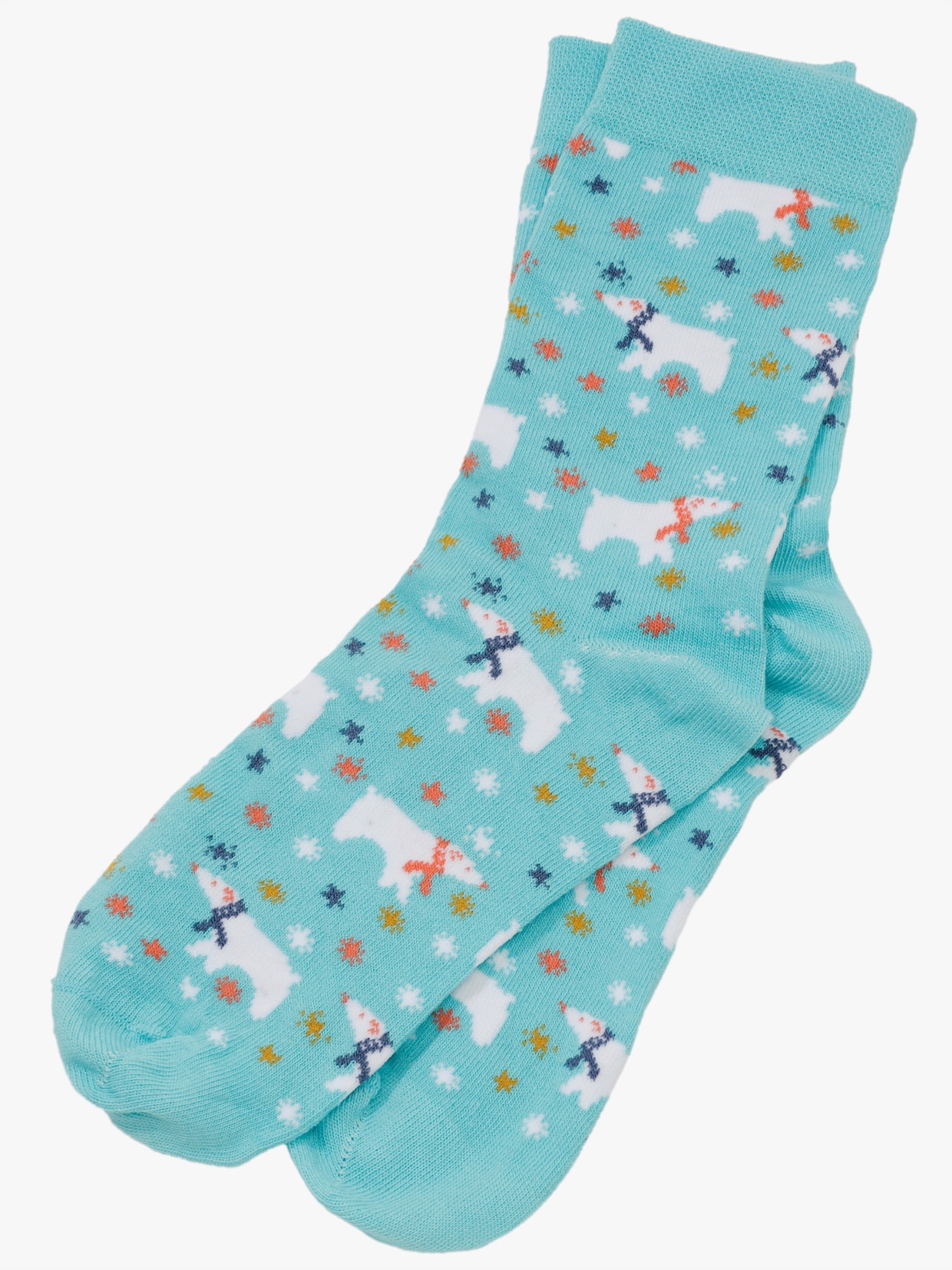 wäschepur Socken mit Eisbären-Print - ozean