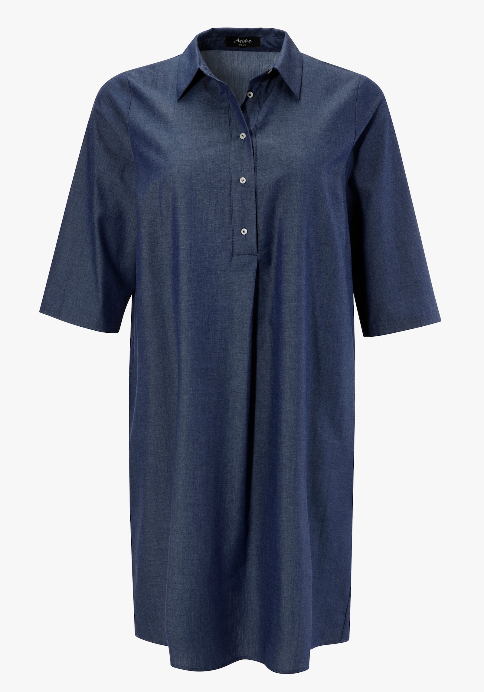 Aniston PLUS Jeanskleid - jeansblau