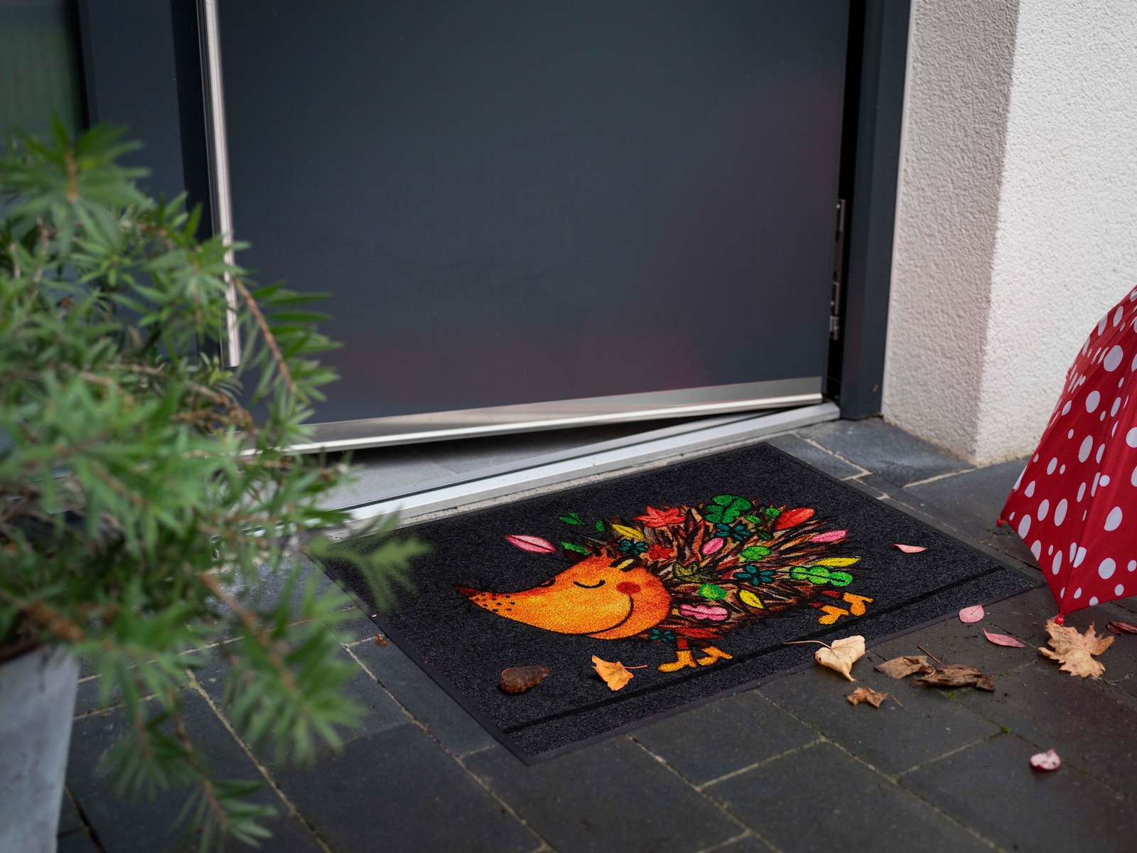 Salonloewe Fußmatte - anthrazit-bunt