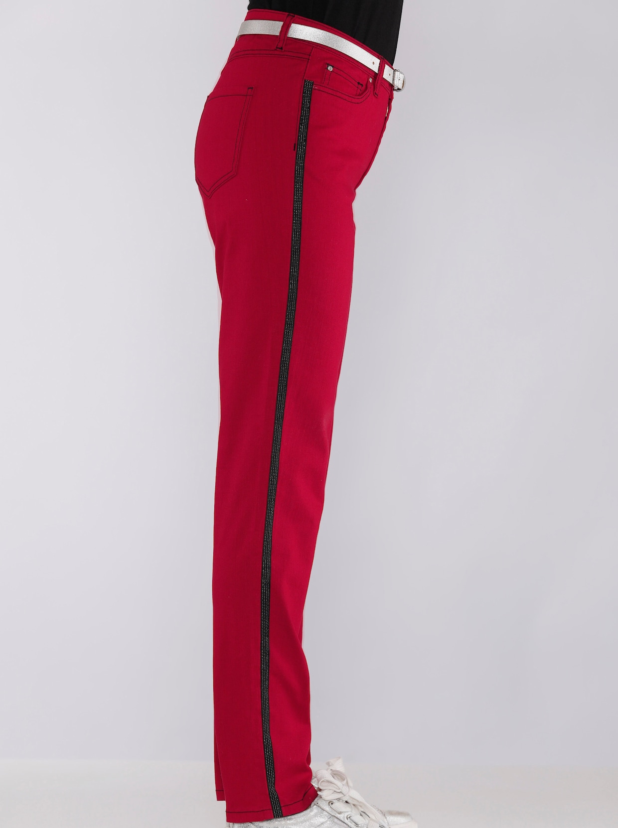 5-Pocket-Jeans - rot