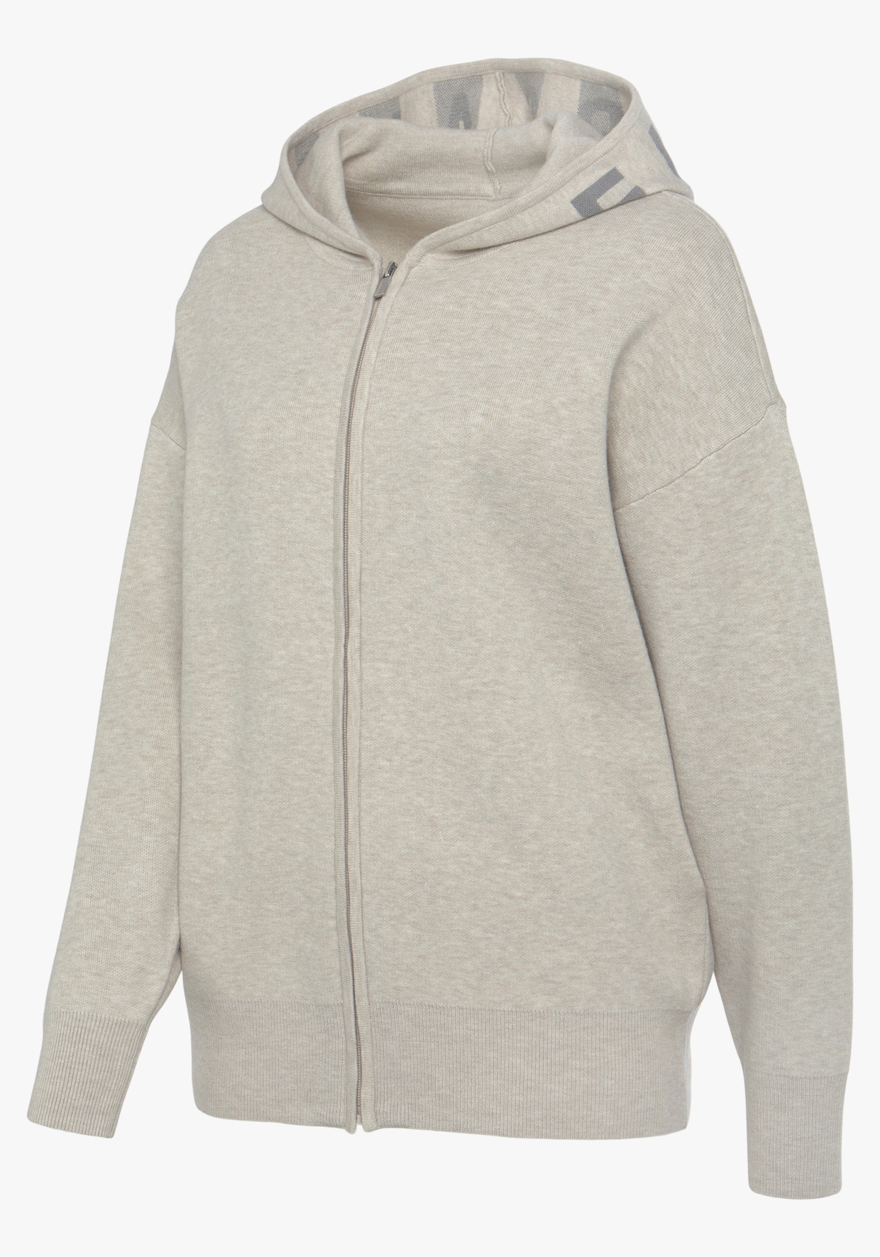 Elbsand veste en tricot - gris clair