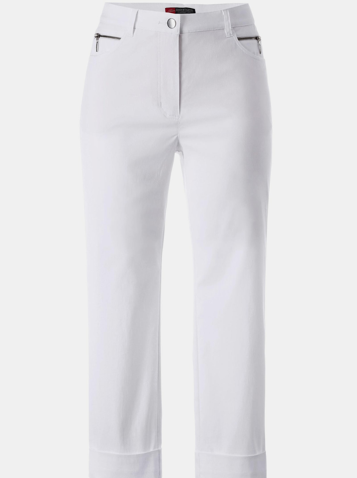 Stehmann Comfort line Pantalon 3/4 - blanc