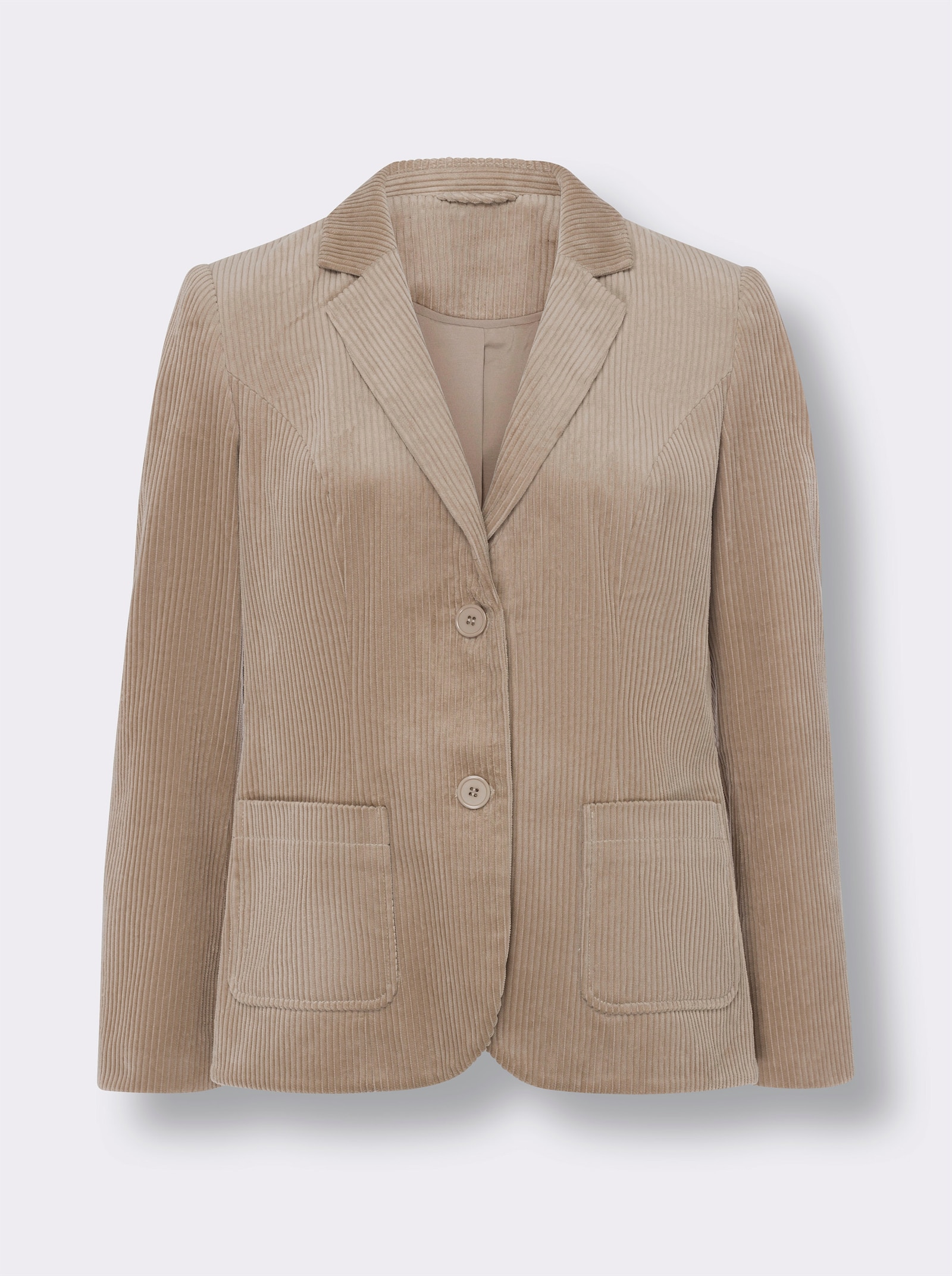 heine Blazer aus Cord - beige