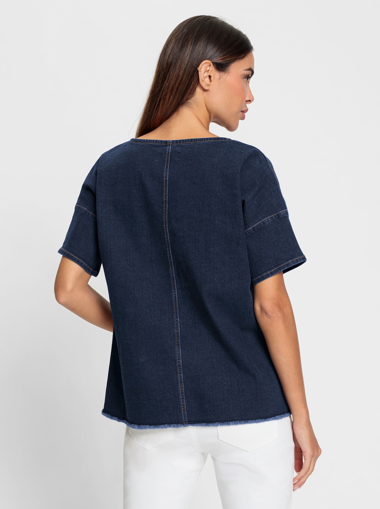 heine Jeansblouse - dark-blue