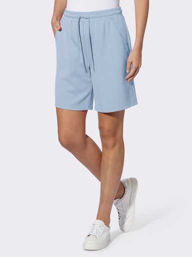 heine Short en matière sweat - bleu glacier