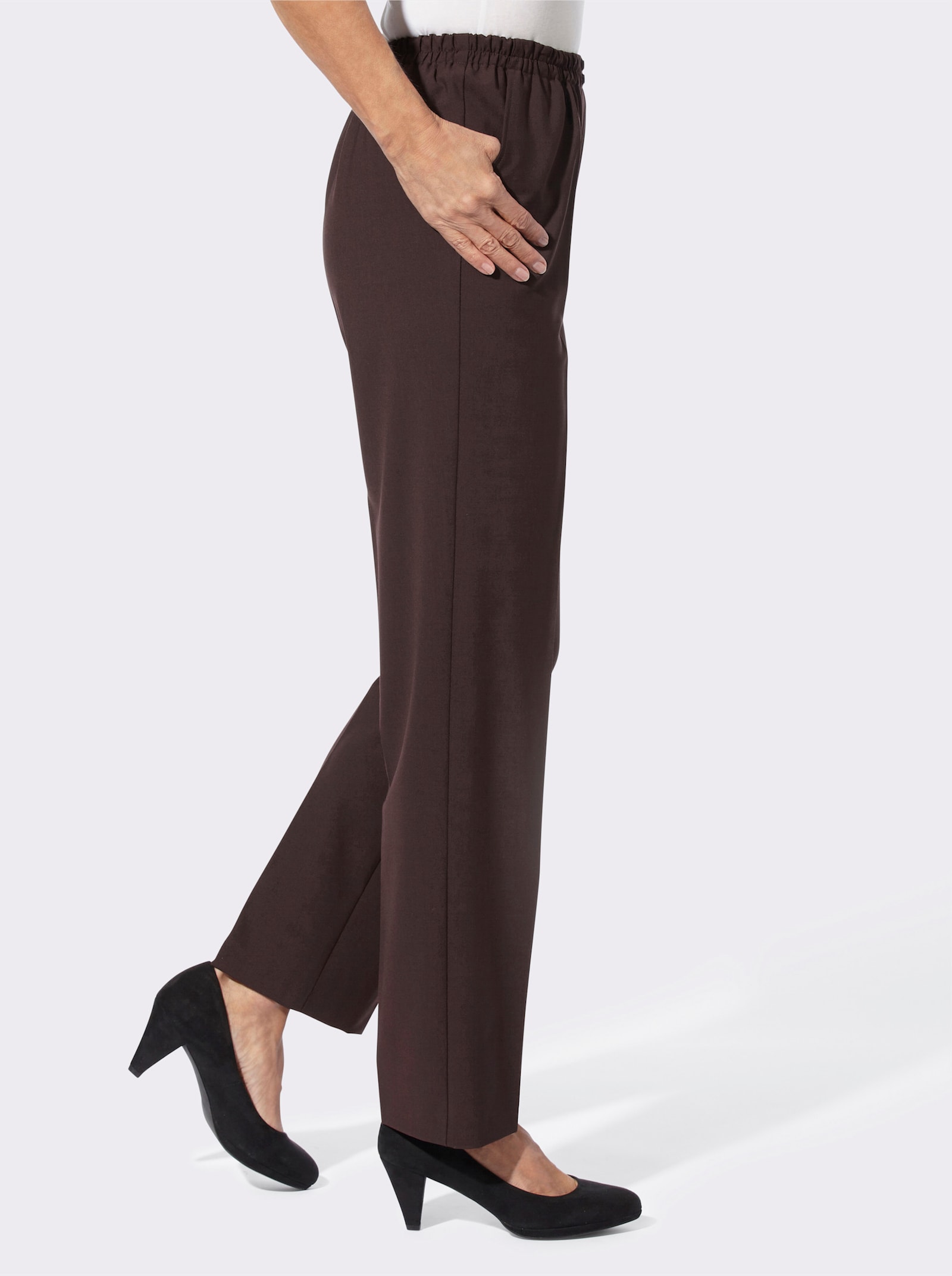 Come on Comfortbroek met veiligheidszakken - bordeaux gemêleerd