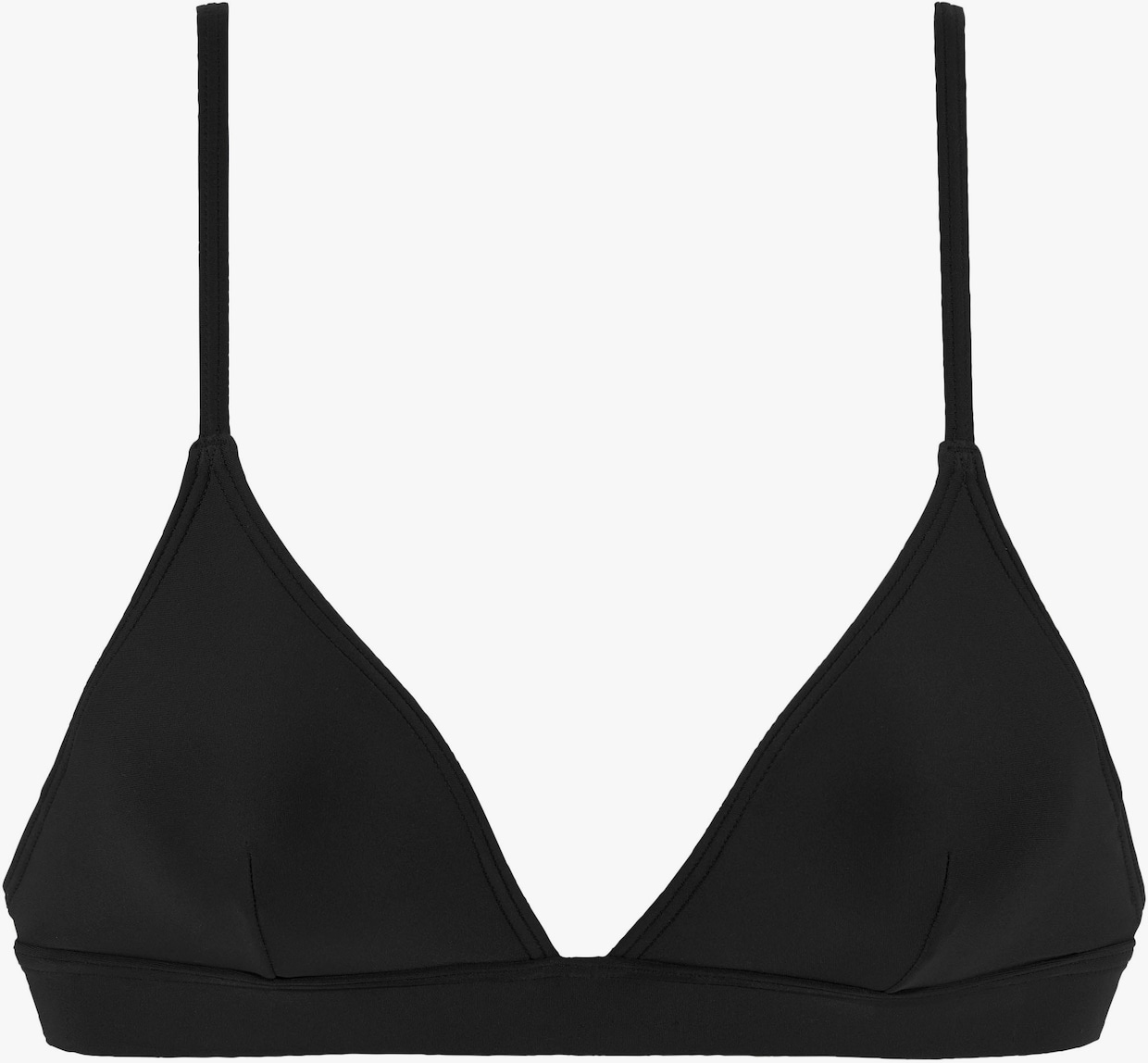 LASCANA ACTIVE Triangel-Bikini-Top - schwarz