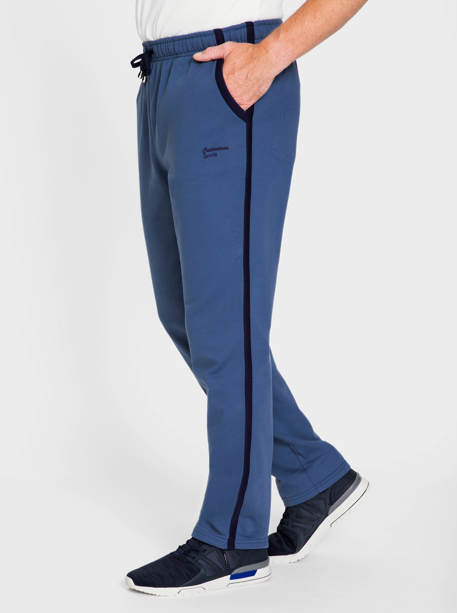 Catamaran Sports Vrijetijdsbroek van sweatmateriaal - jeansblauw