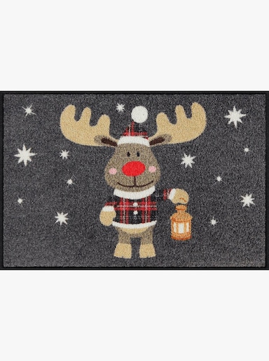 Salonloewe Fußmatte - anthrazit-bedruckt