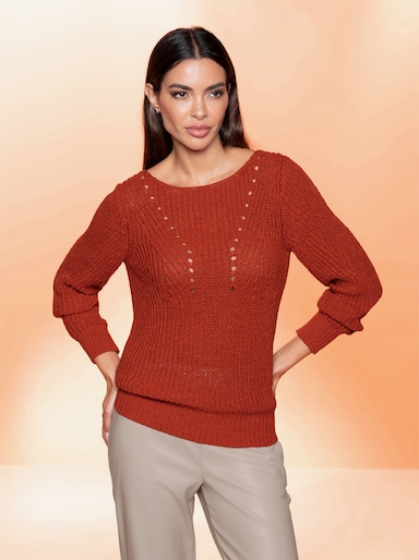 heine Pullover - rostrot