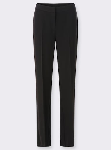 Hose mit weitem Bein - schwarz