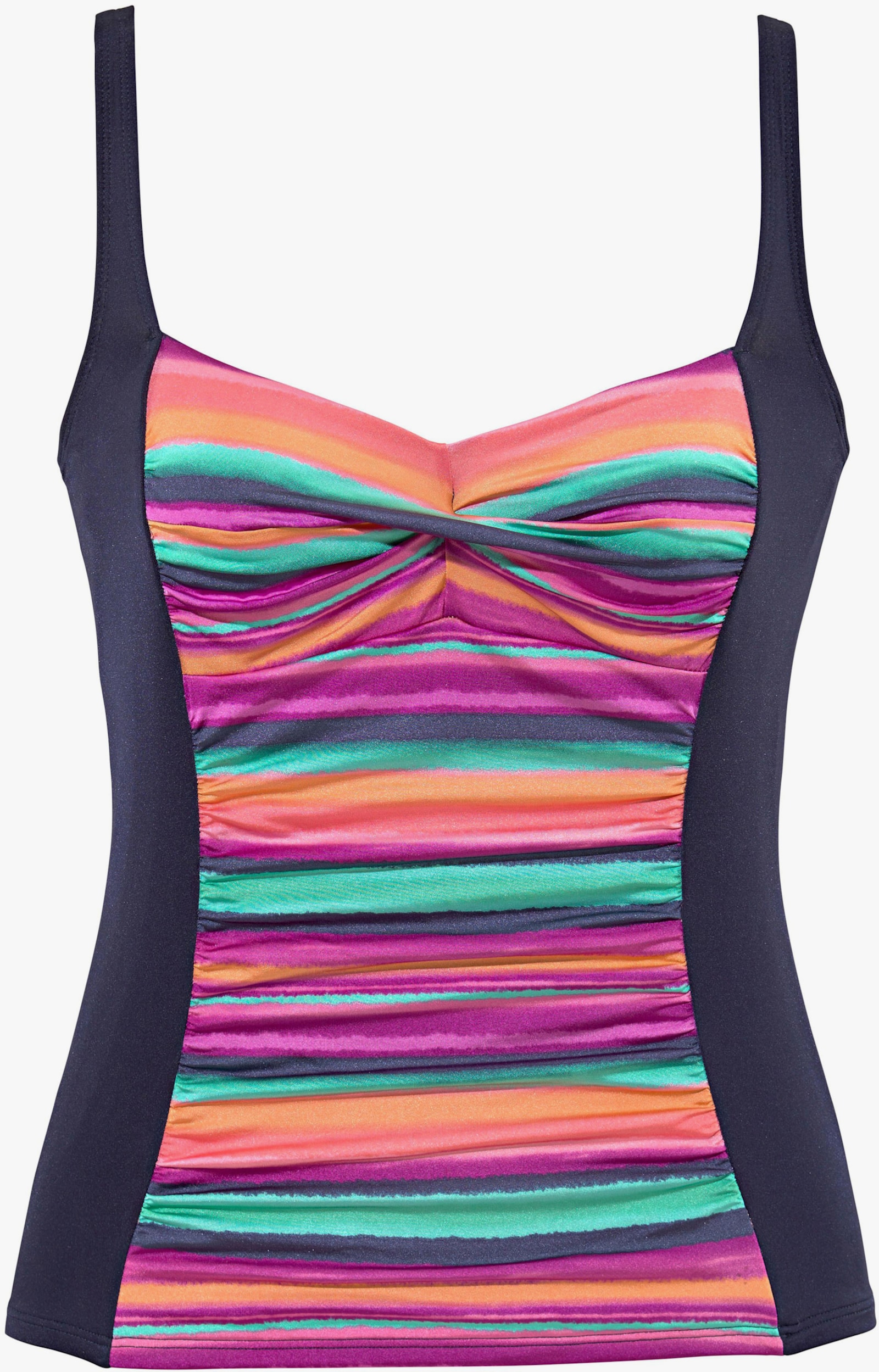 LASCANA Bügel-Tankini-Top - bunt-gestreift