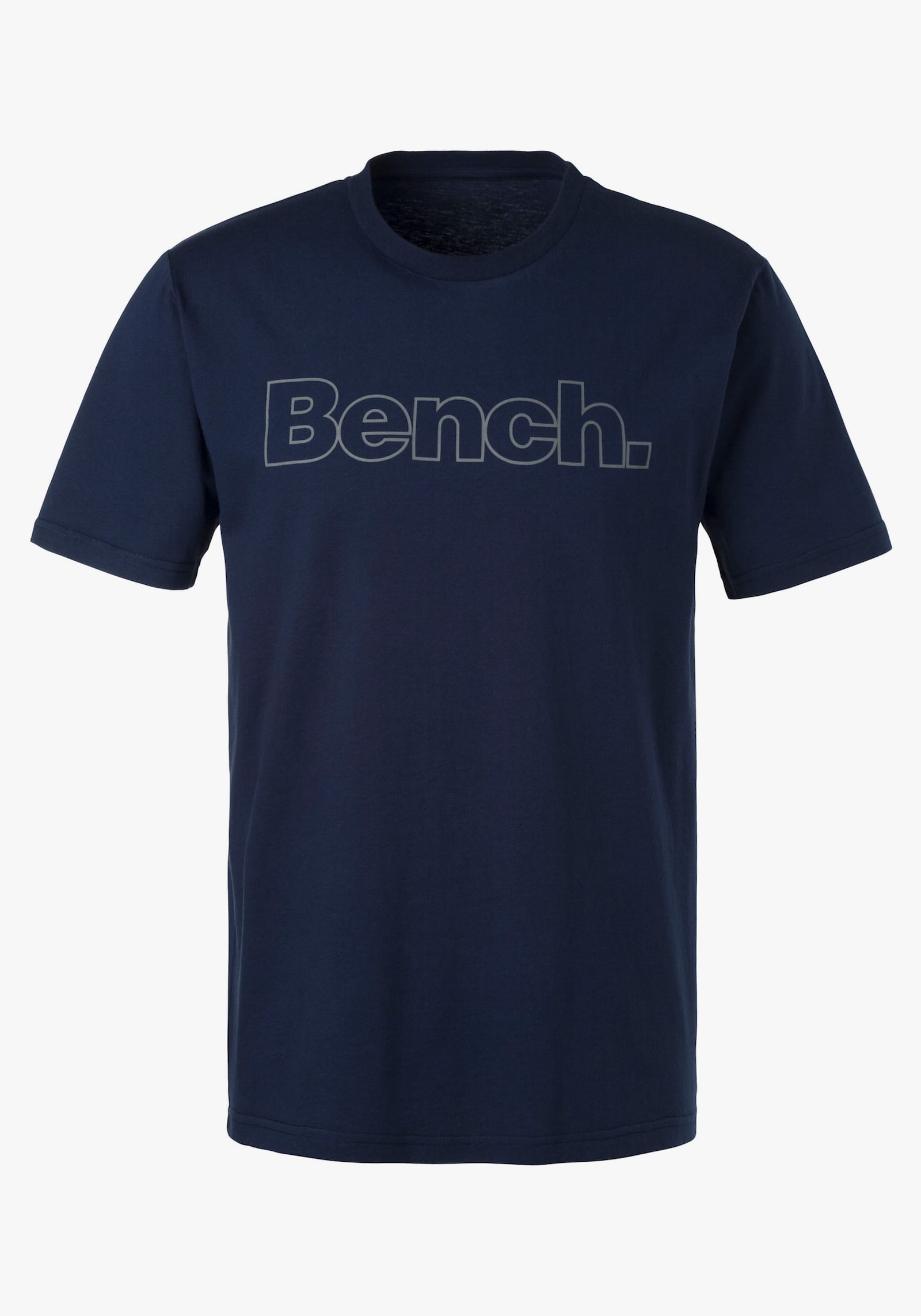 Bench. Loungewear T-Shirt - grau-meliert, navy
