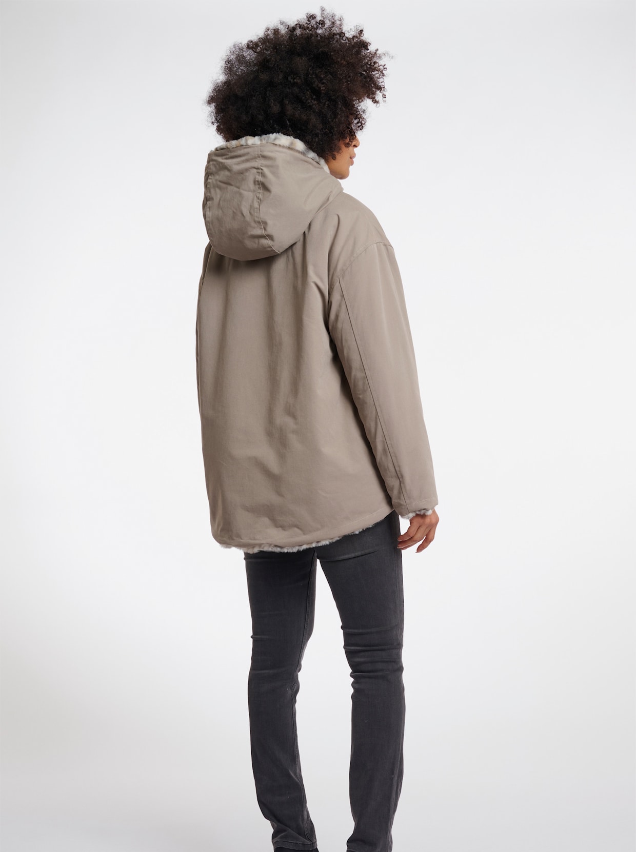 Keerbaar jack - beige