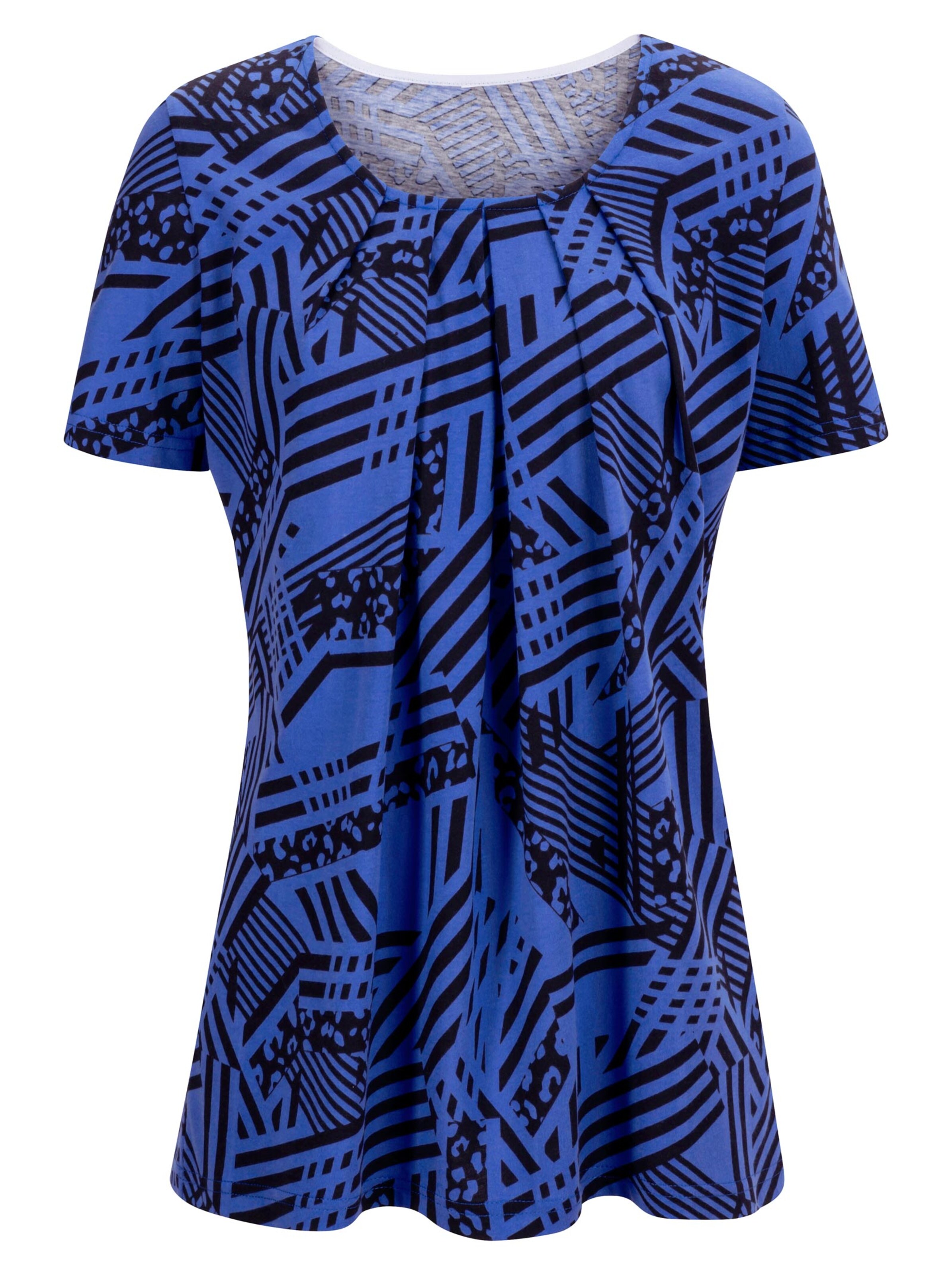 Shirt - blau-gemustert