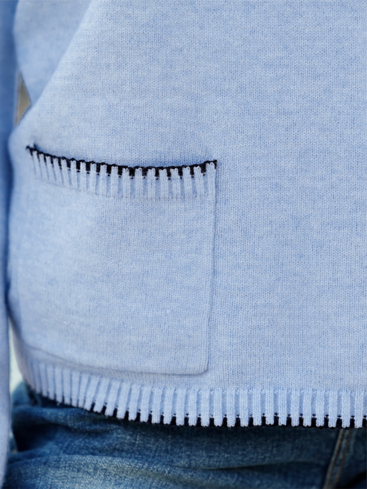 heine Pull - bleu glacier chiné