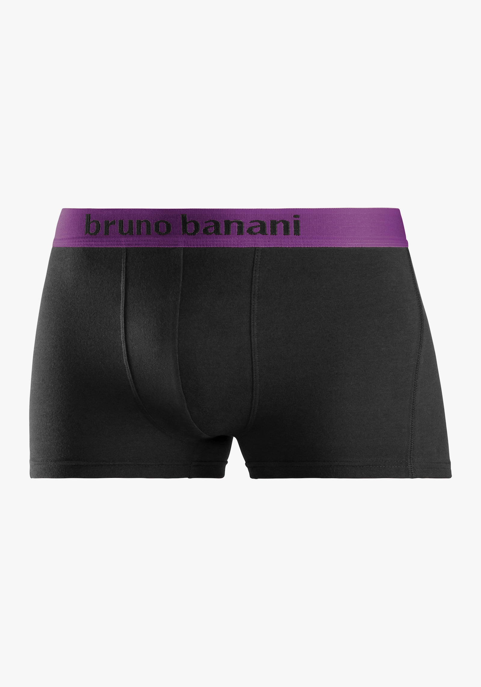 Bruno Banani Boxer - schwarz-orange, schwarz-türkis, schwarz-gelb, schwarz-lila