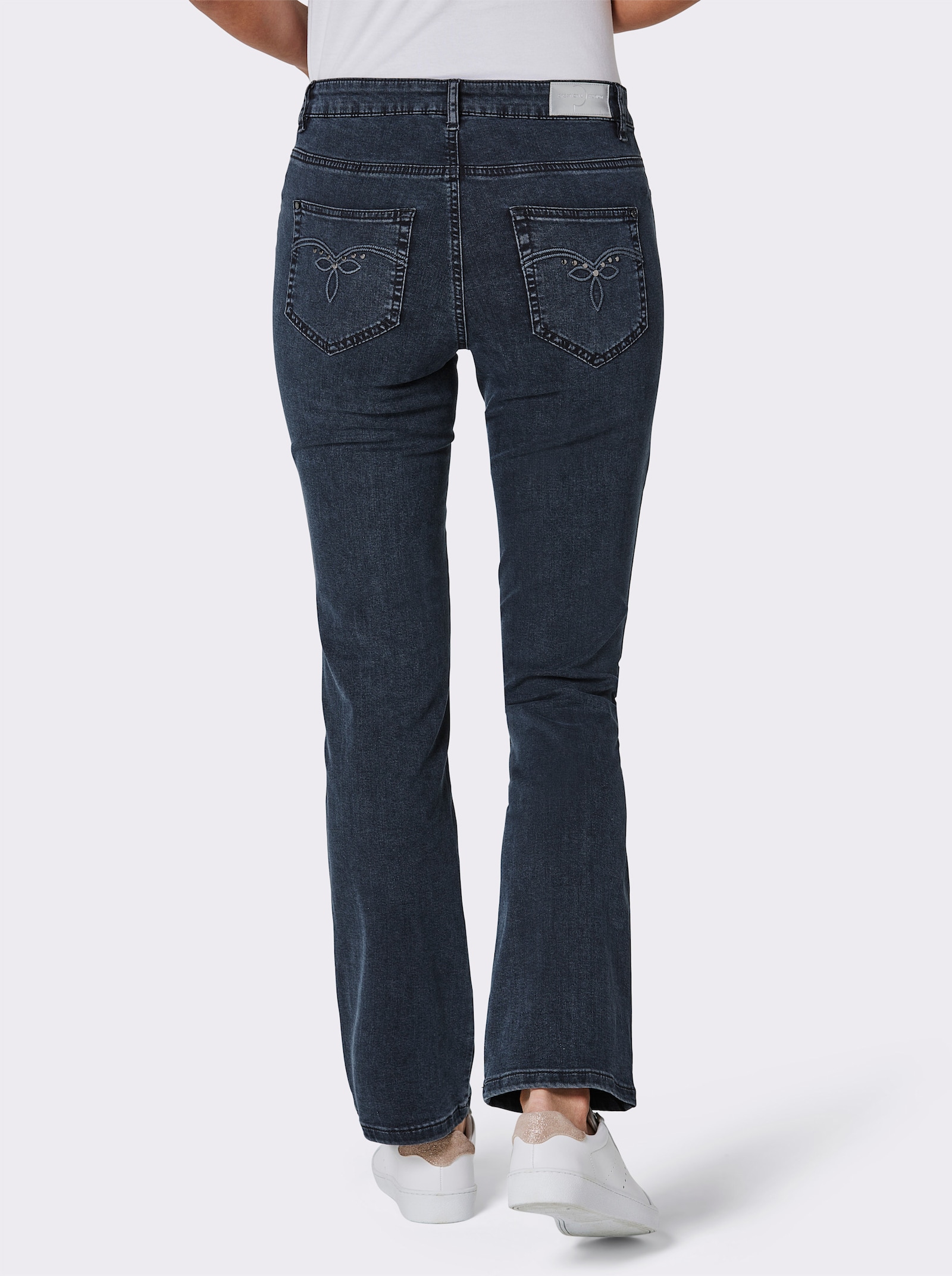 Ascari 5-Pocket-Jeans in Super-Stretch-Denim - dark blue