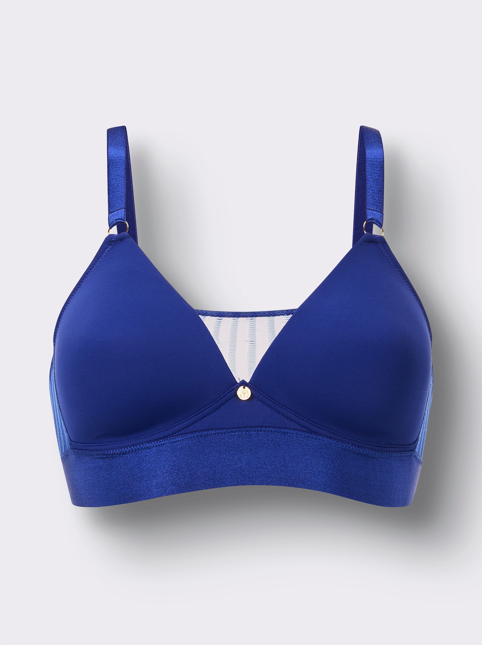T-shirtbeha zonder beugel - koningsblauw