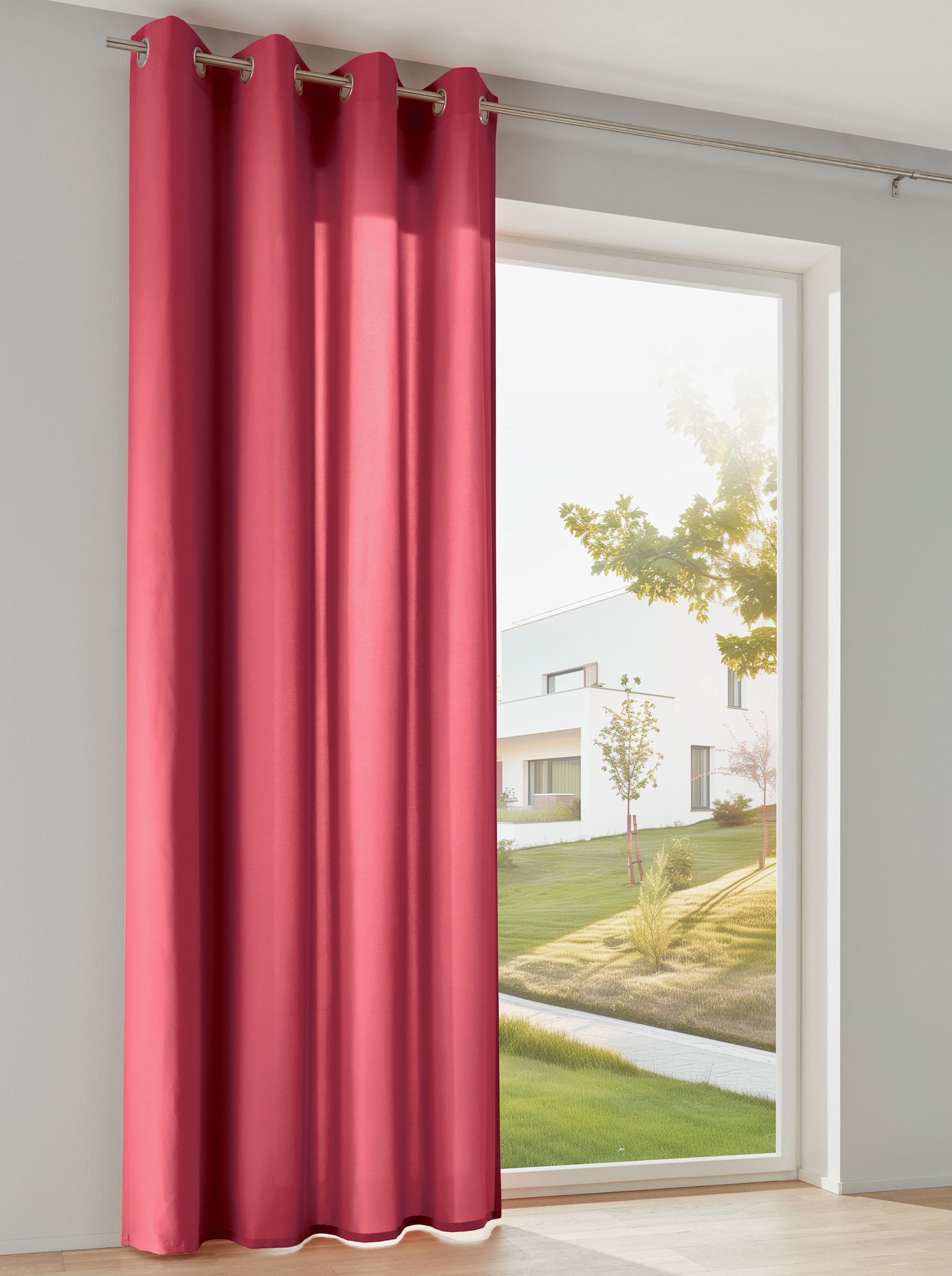 heine home Dekoschal in Microfaser-Qualität - rot