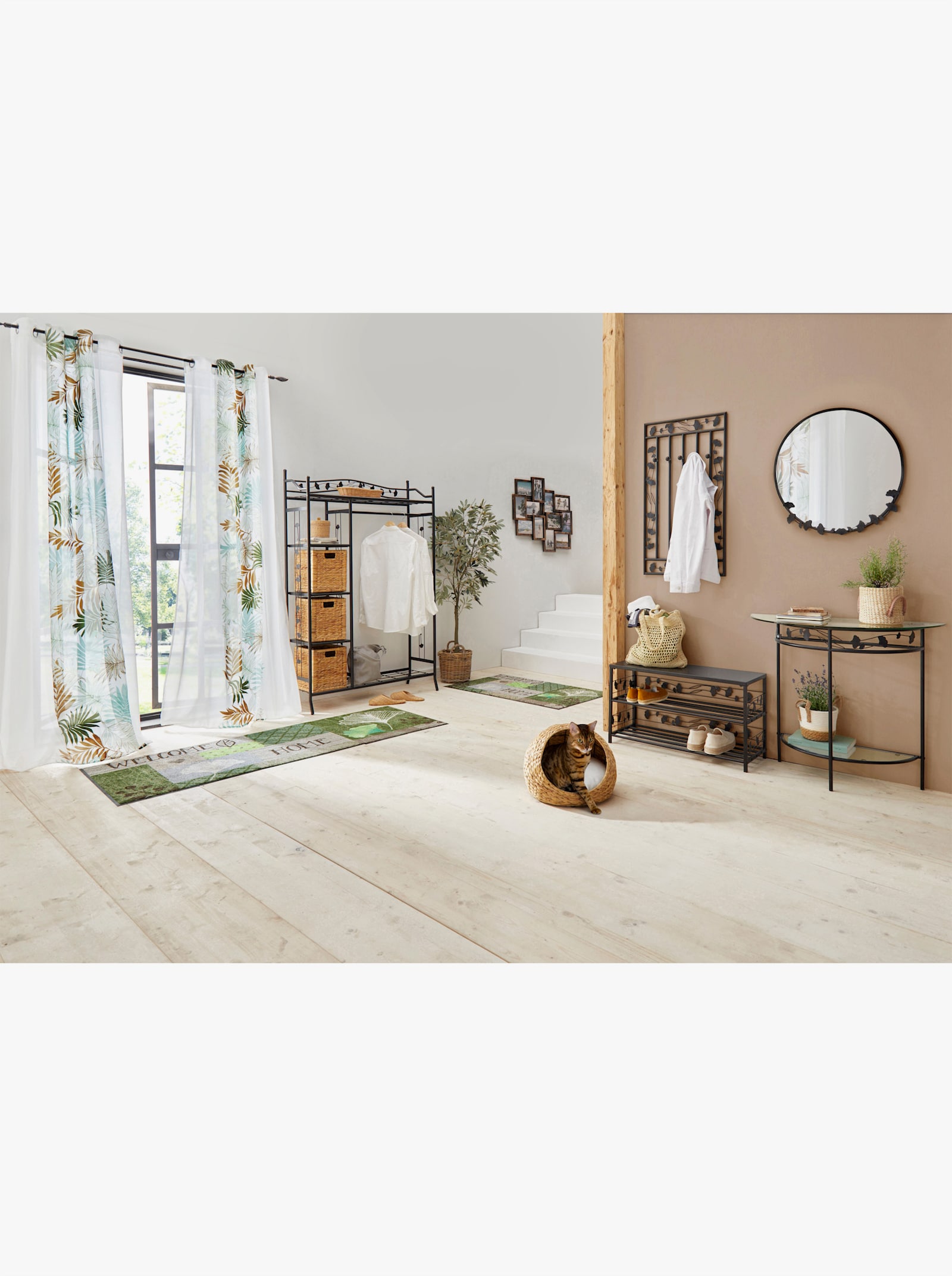 heine home Spiegel - schwarz