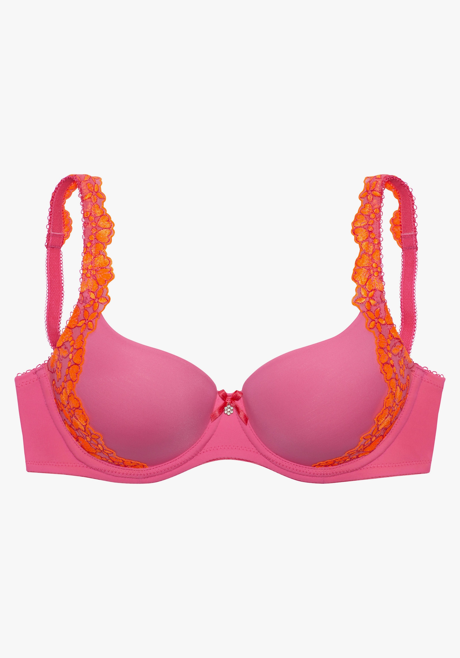 LASCANA Beha met cups - pink/oranje