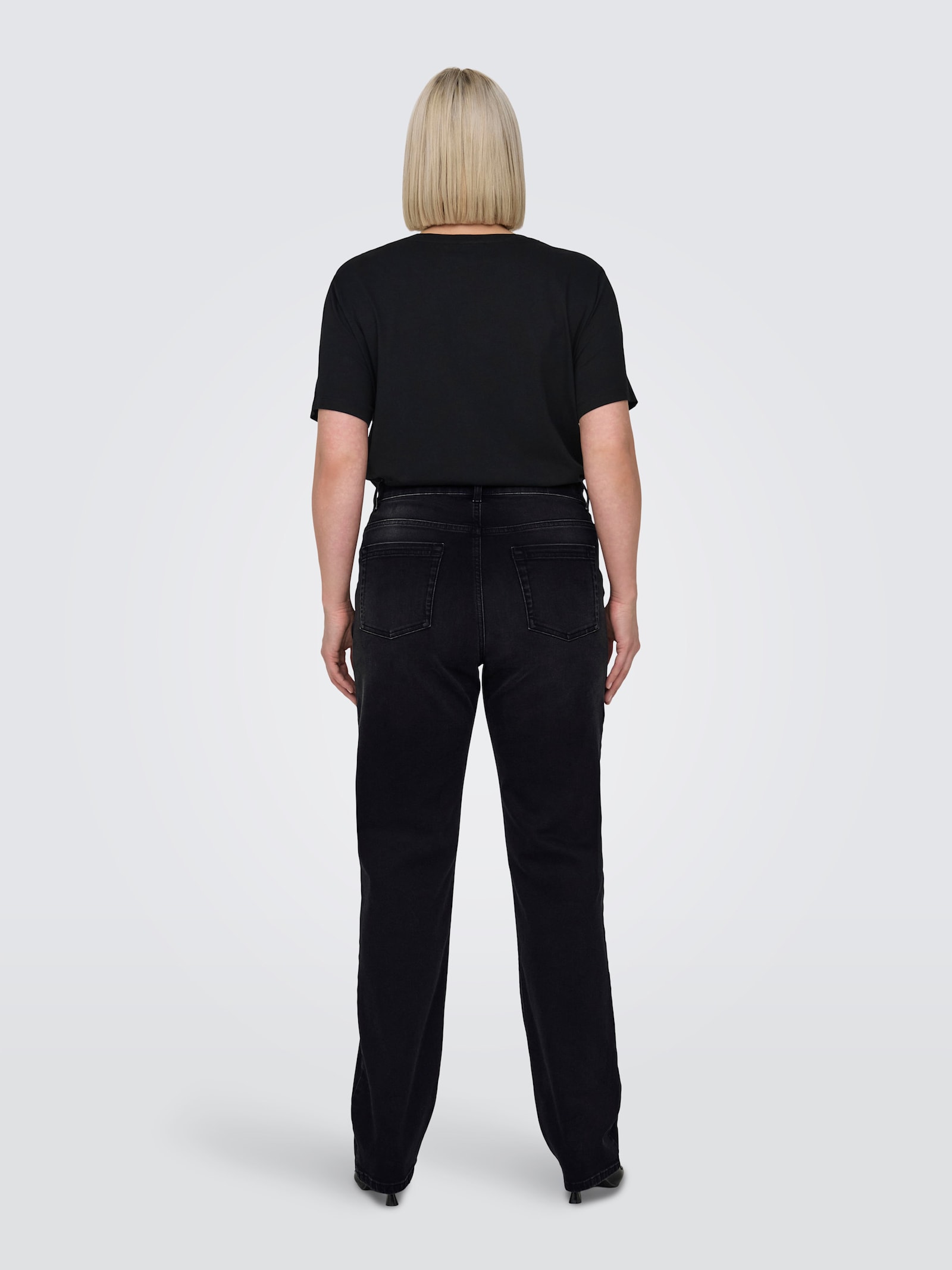 ONLY CARMAKOMA High-waist-Jeans - washed black