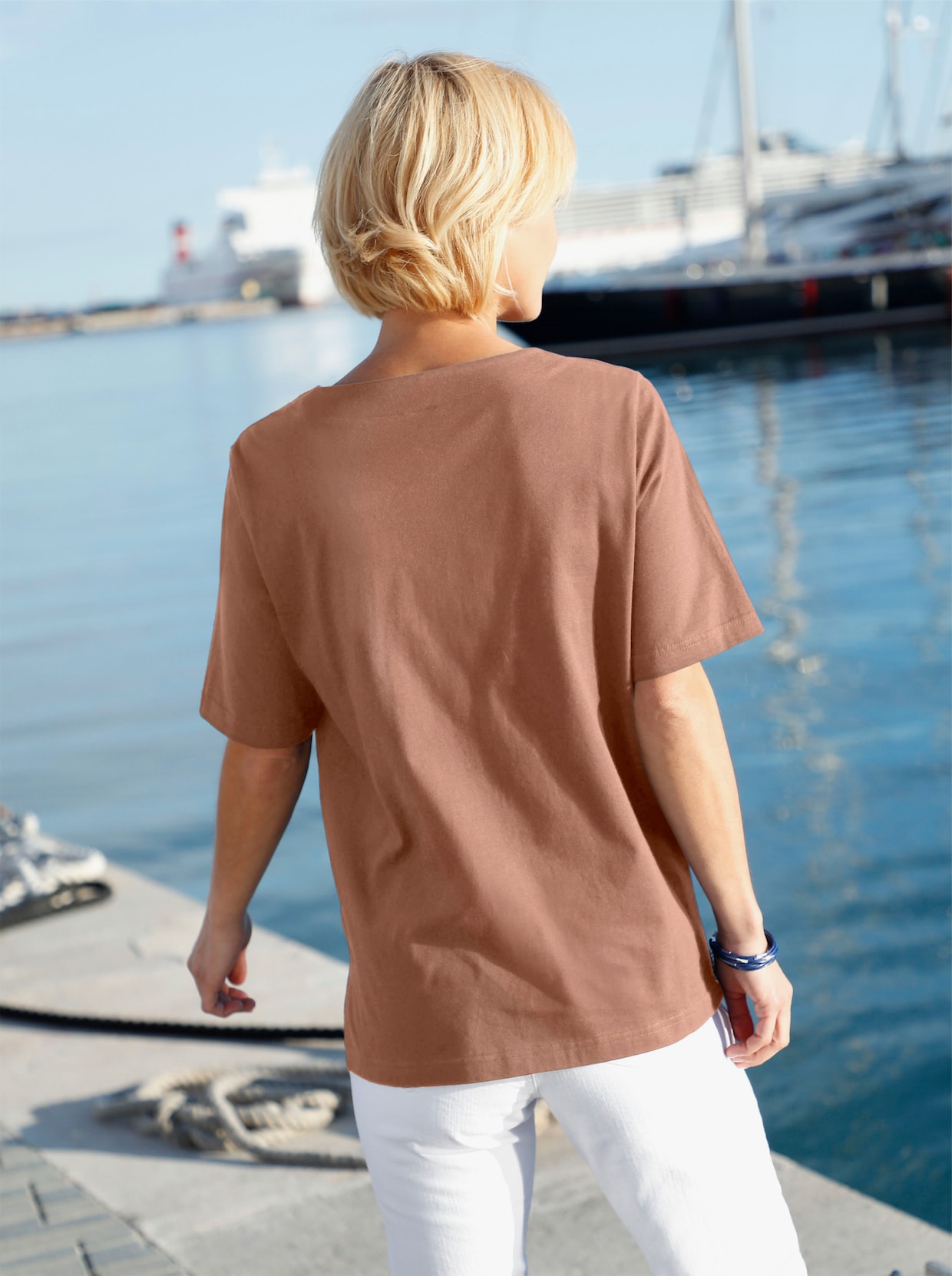 T-shirt à manches courtes - marron