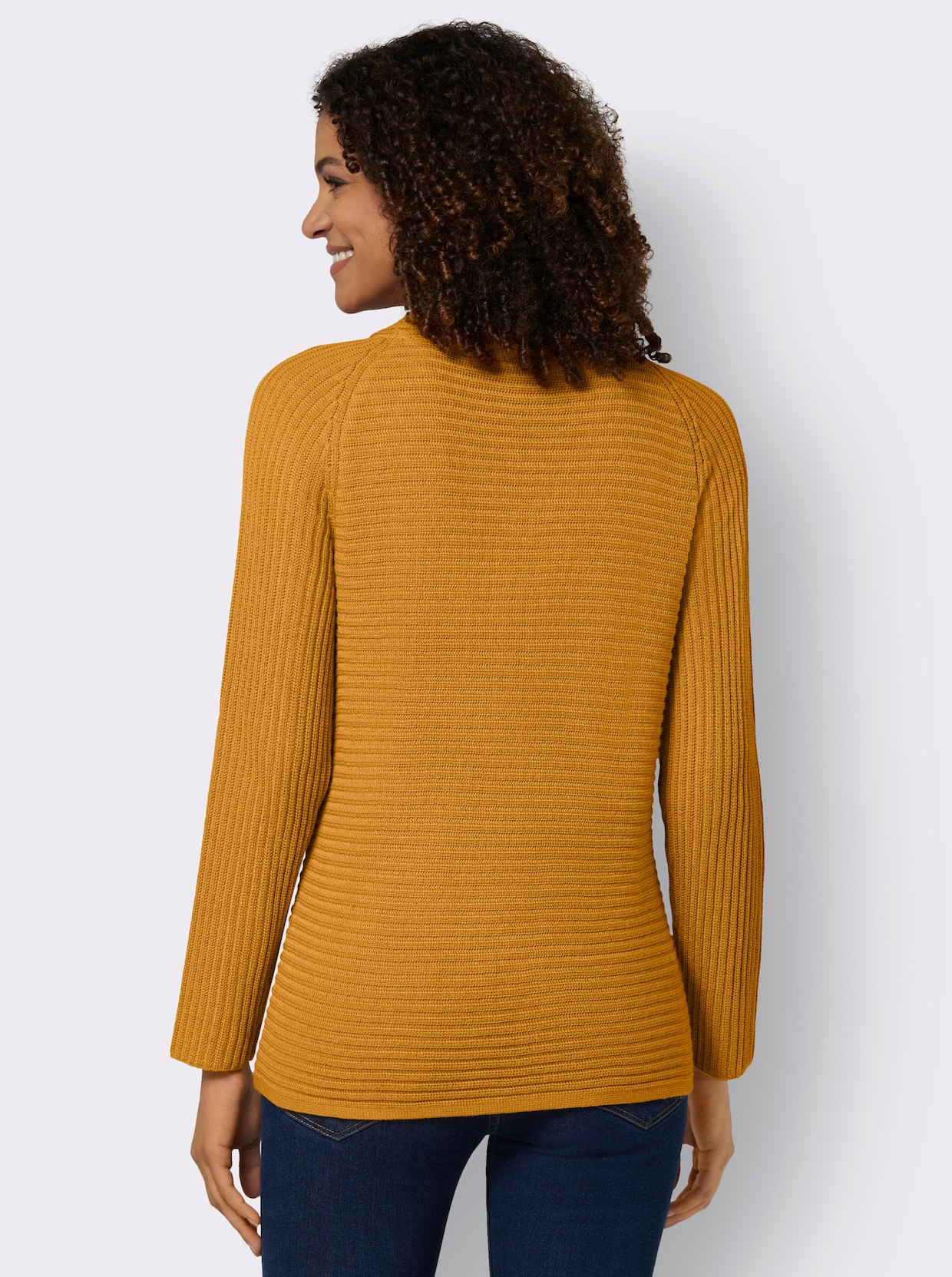 Pullover met lange mouwen - oker