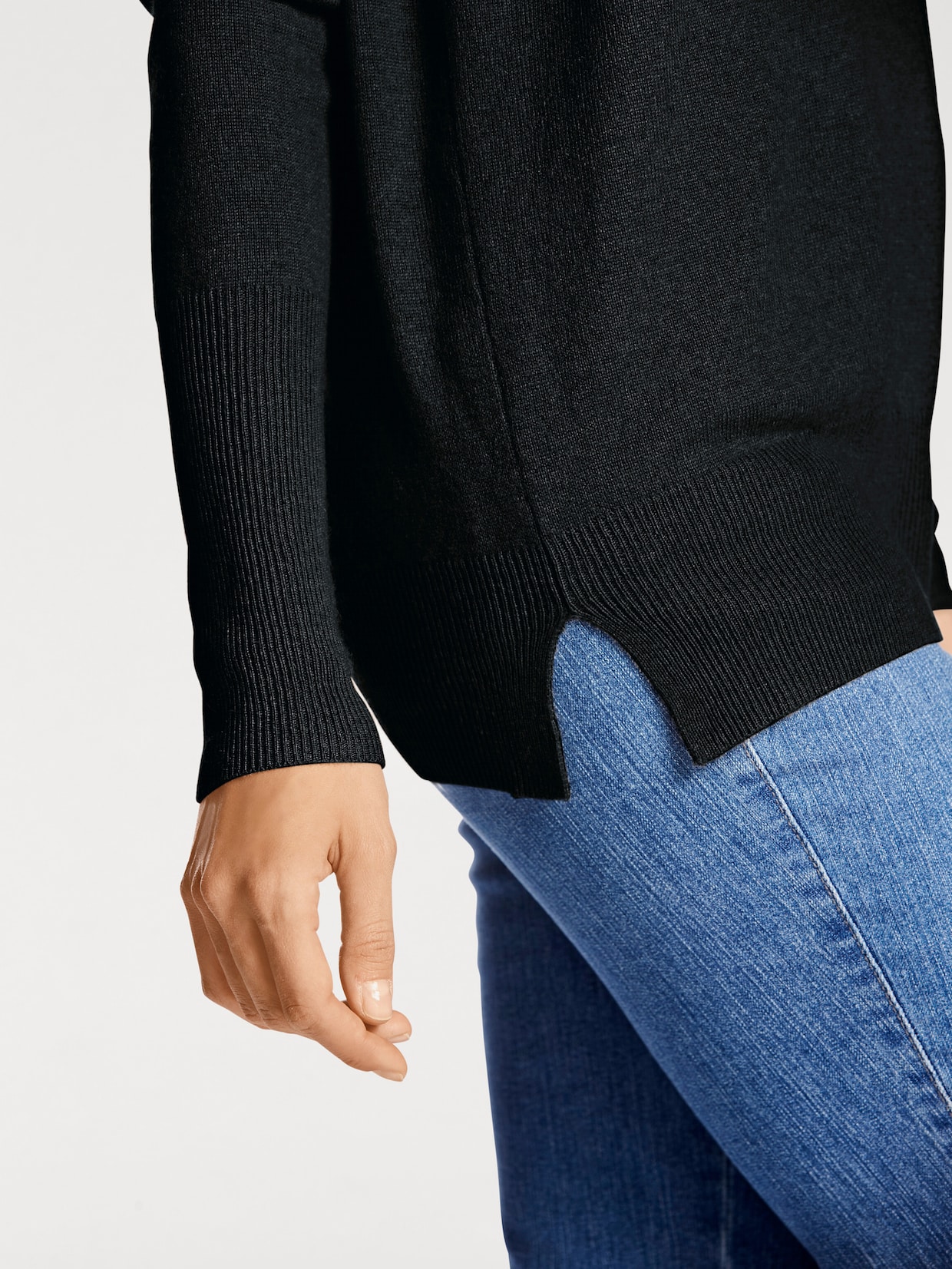 heine Kaschmirpullover - schwarz